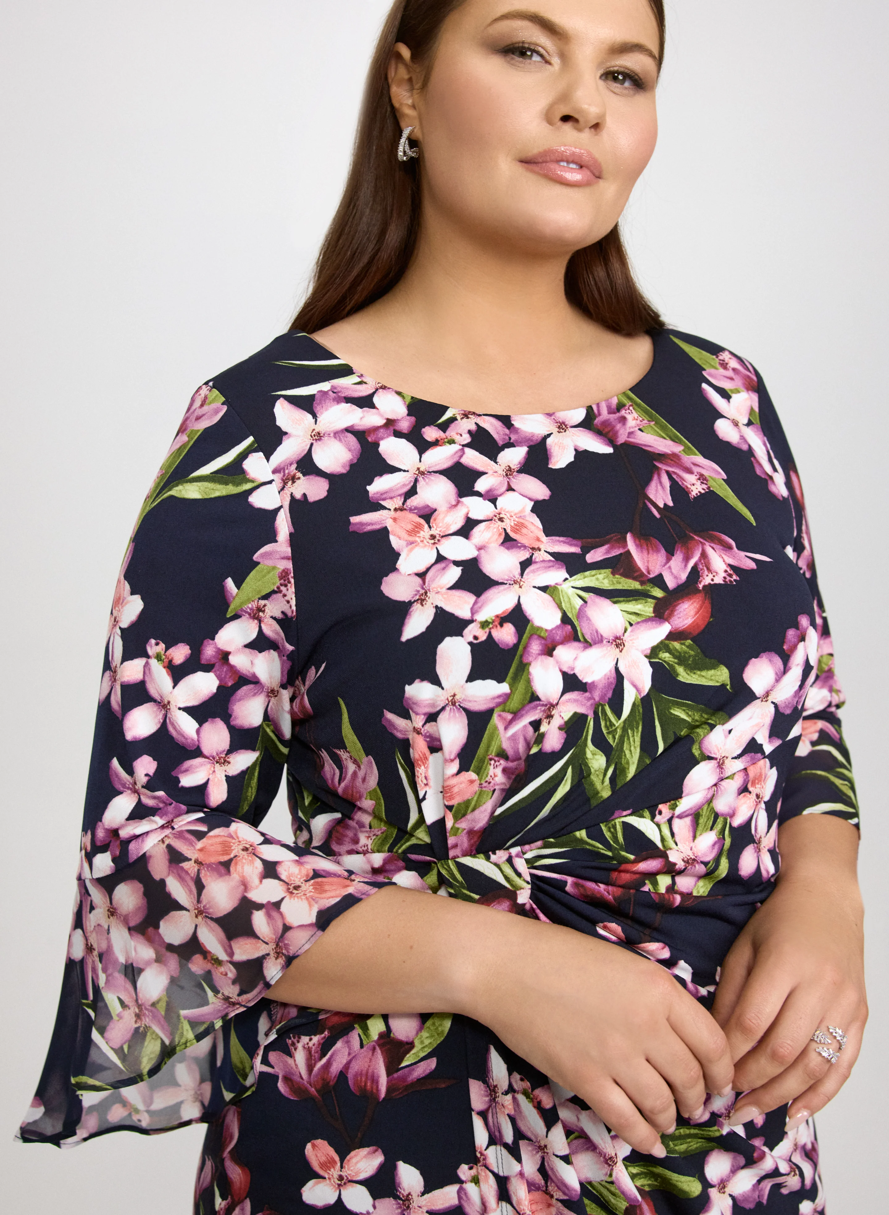 Floral Jersey Dress - Image 4