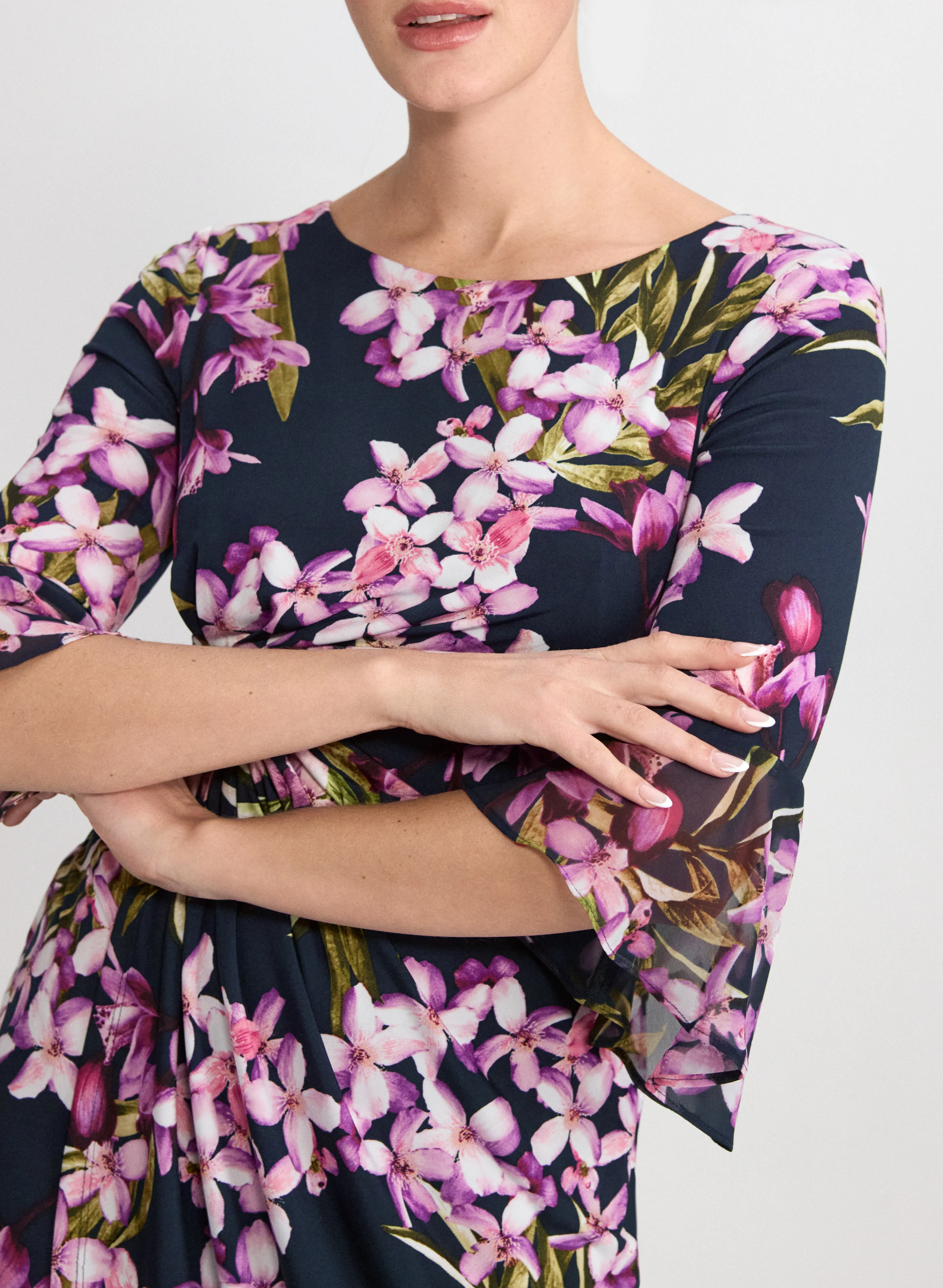 Floral Jersey Dress - Image 3