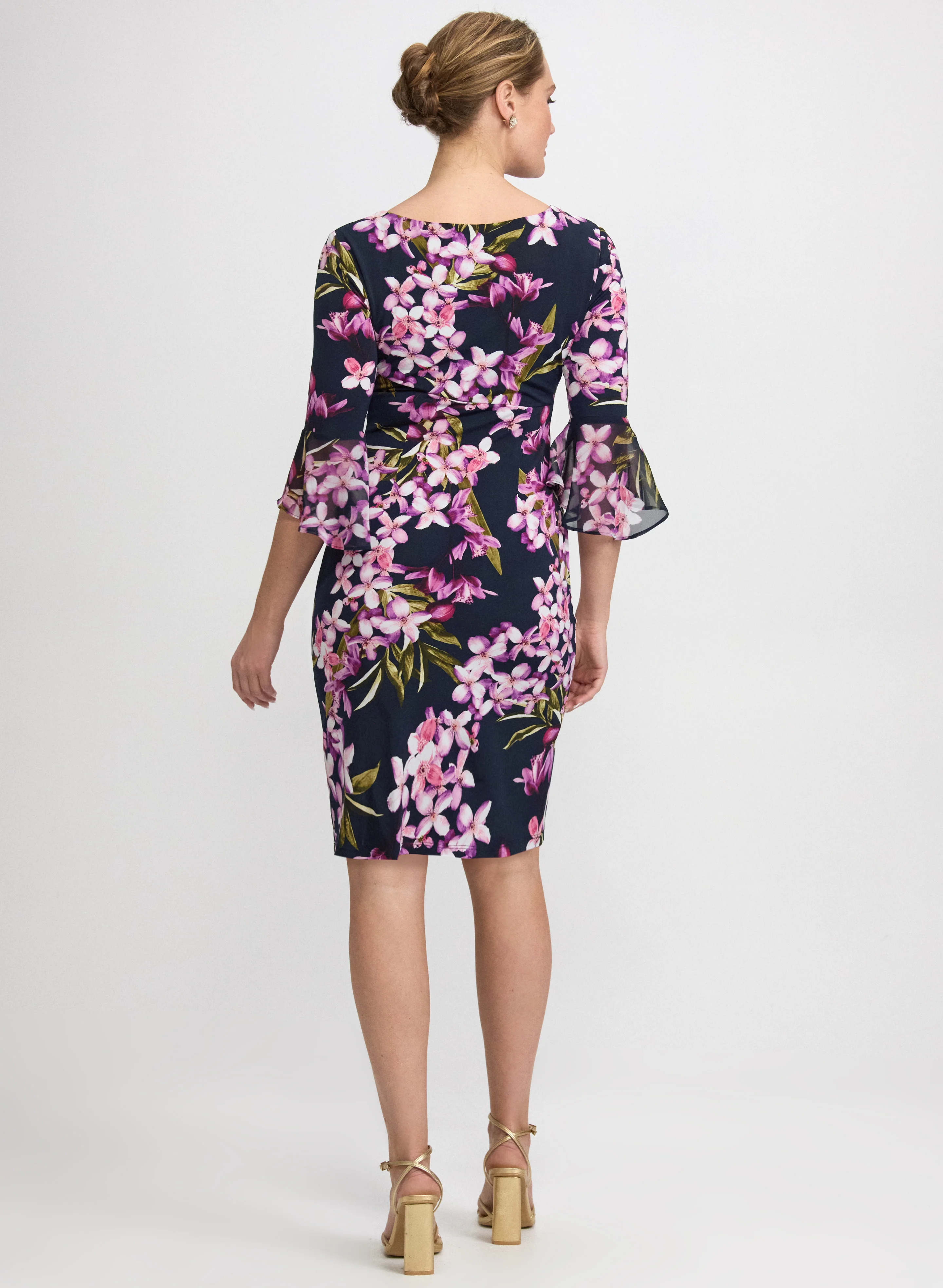 Floral Jersey Dress - Image 4