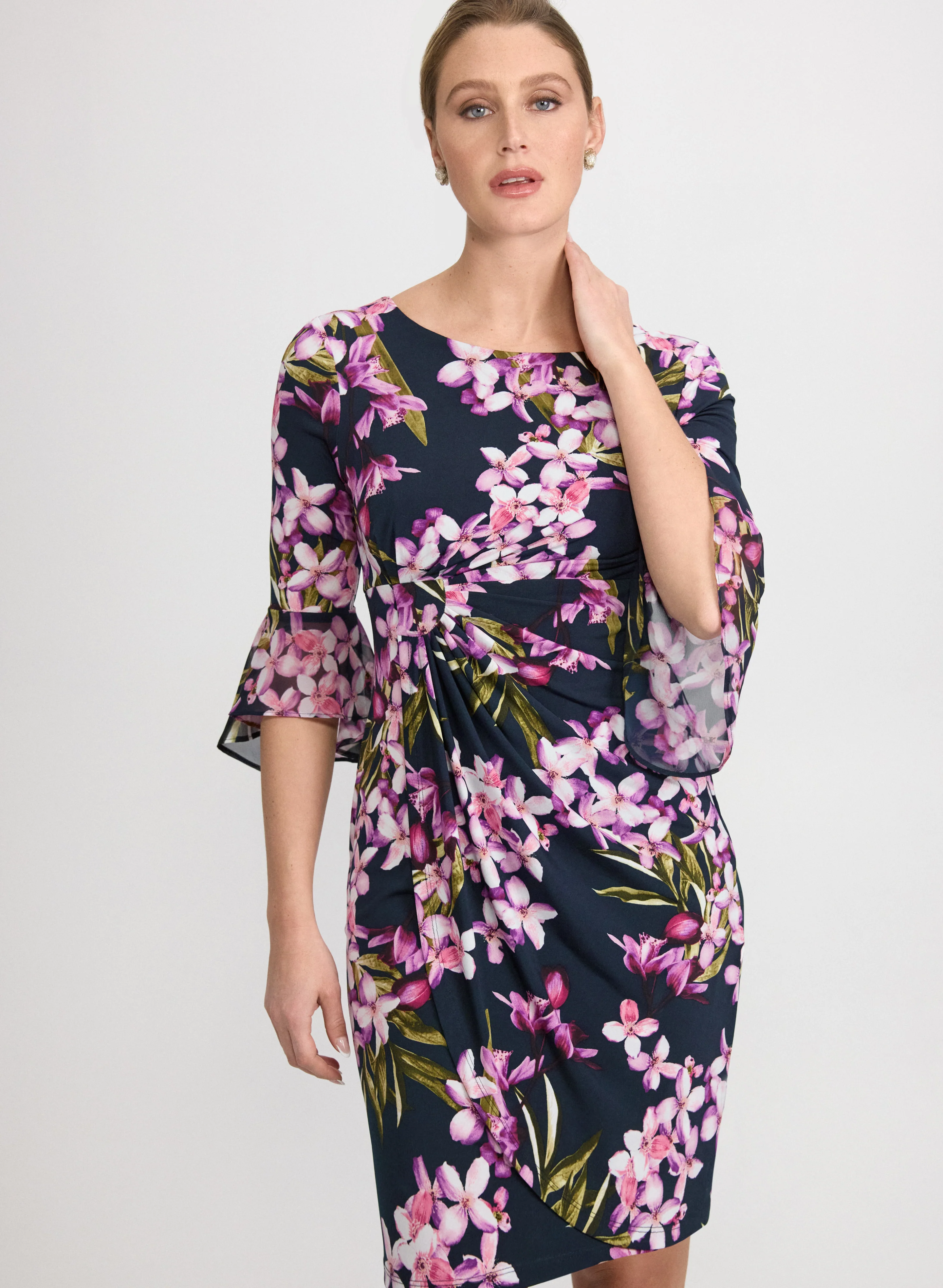 Floral Jersey Dress - Image 7