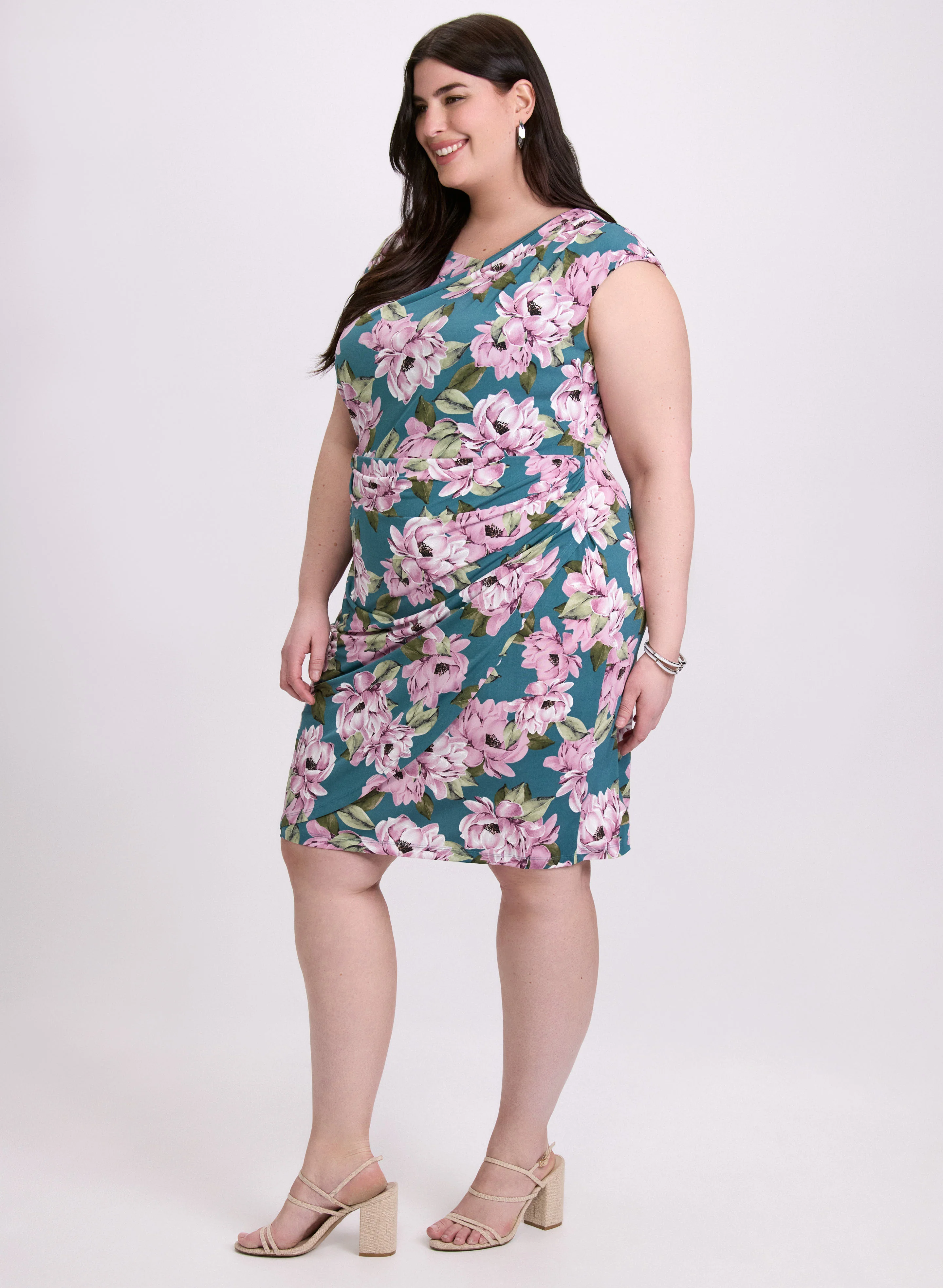 Floral Jersey Dress - Image 2