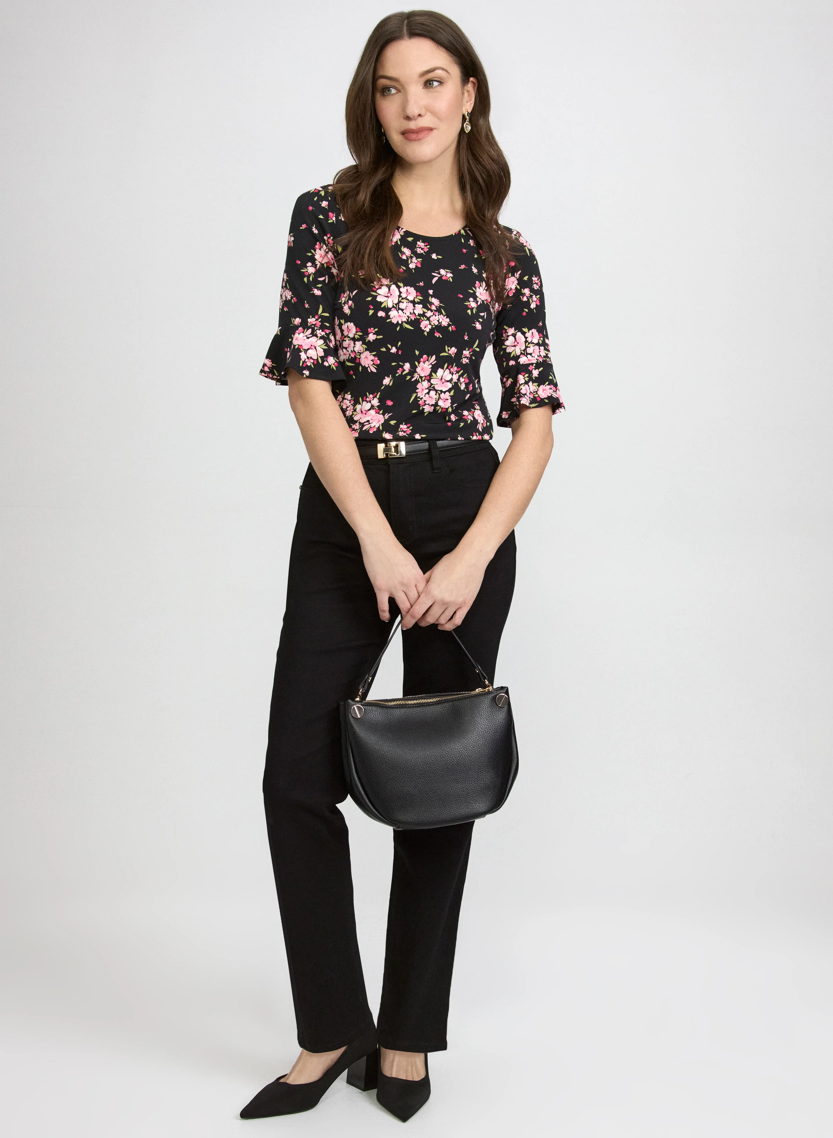 Floral Jersey Top - Image 3