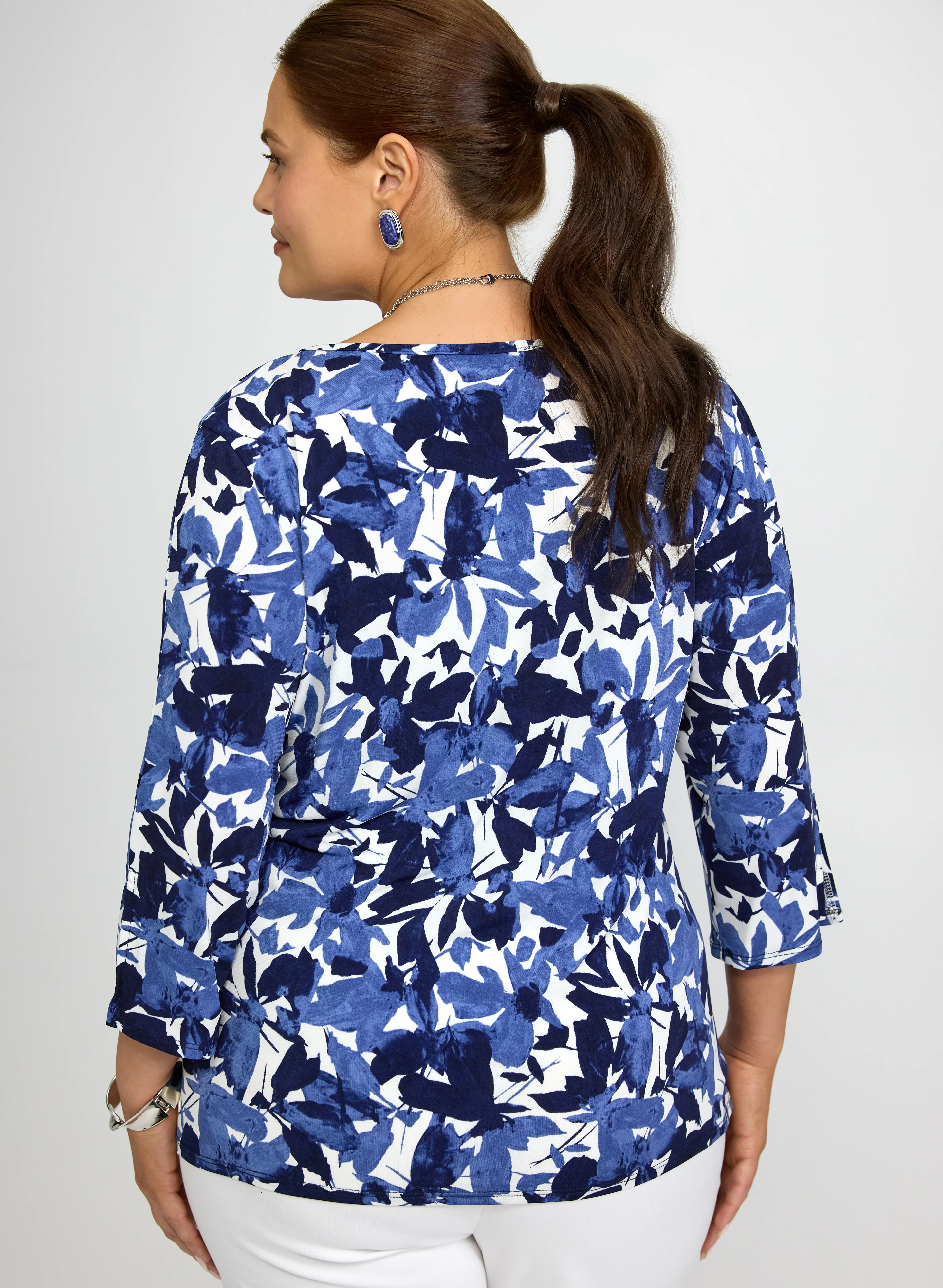 Floral Jersey Top - Image 4