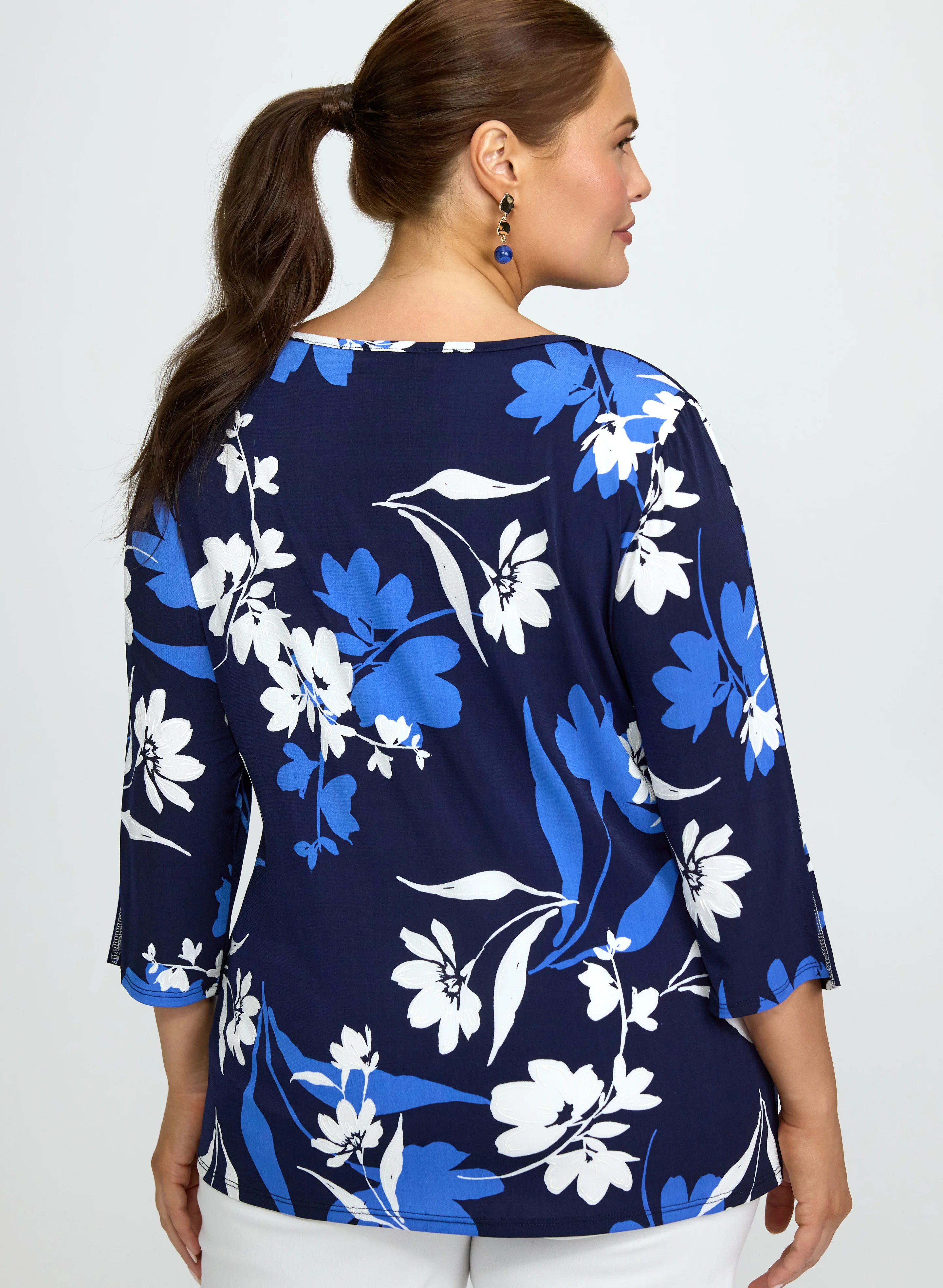 Floral Jersey Top - Image 4
