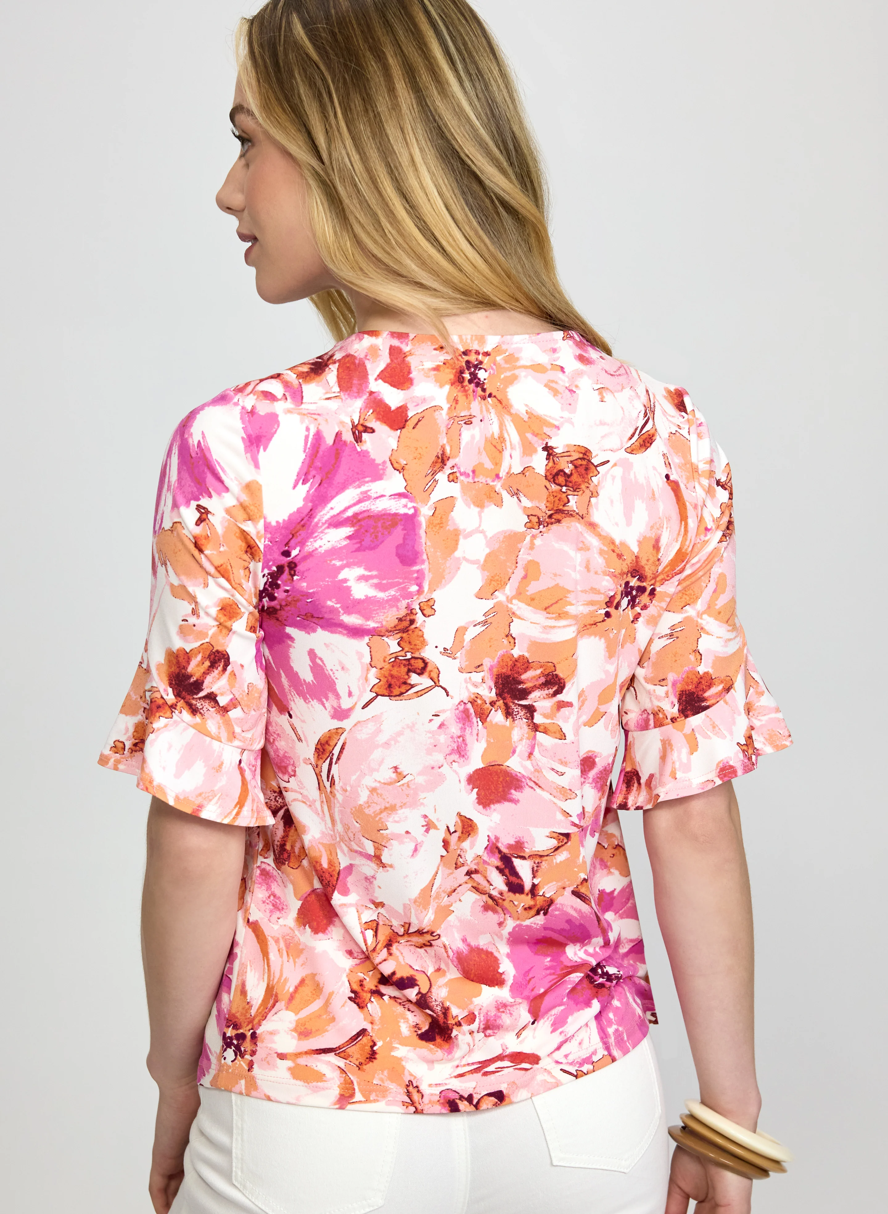 Floral Jersey Top - Image 4