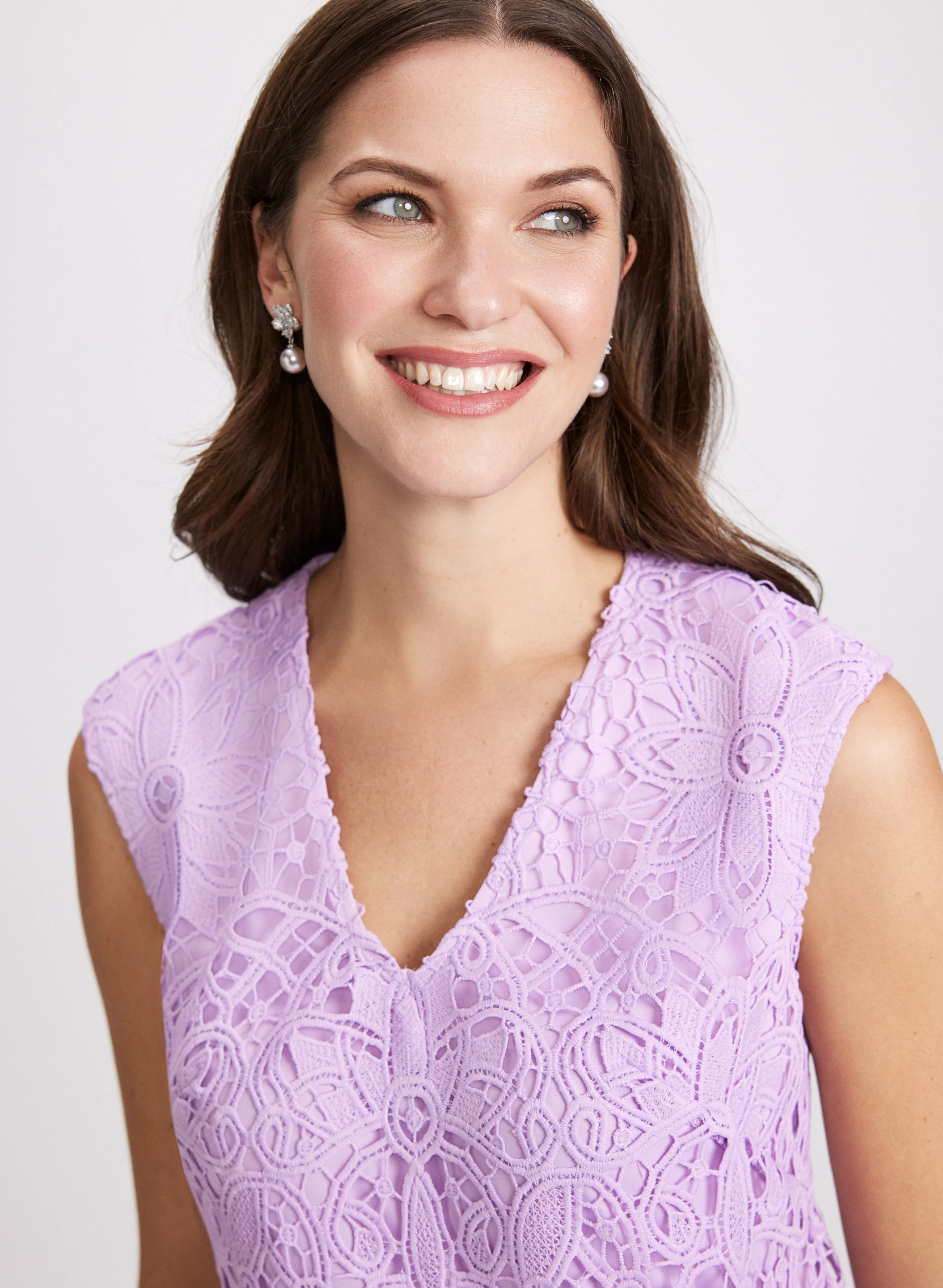 Floral Lace Dress - Image 5