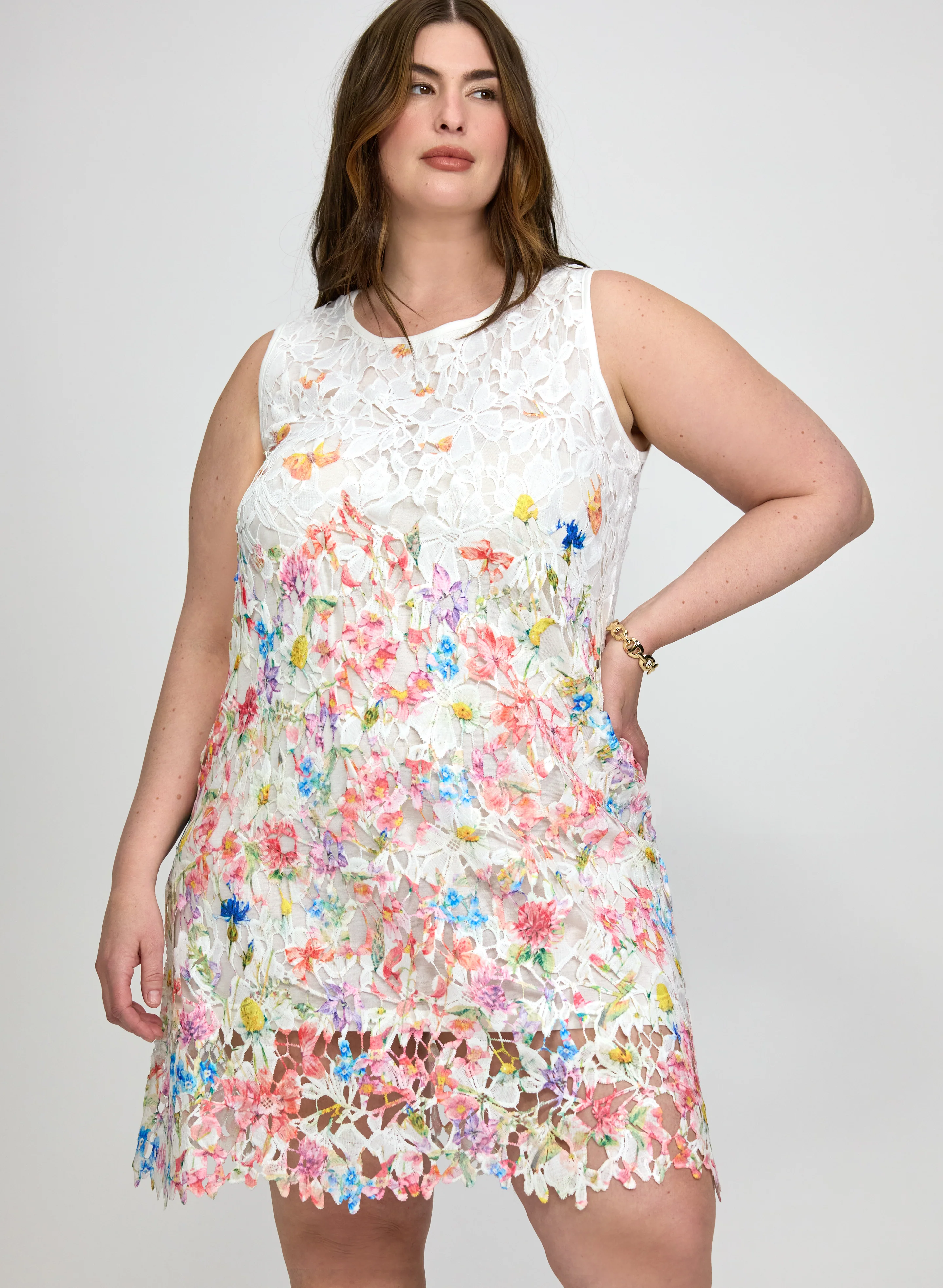 Floral Lace Dress - Image 5
