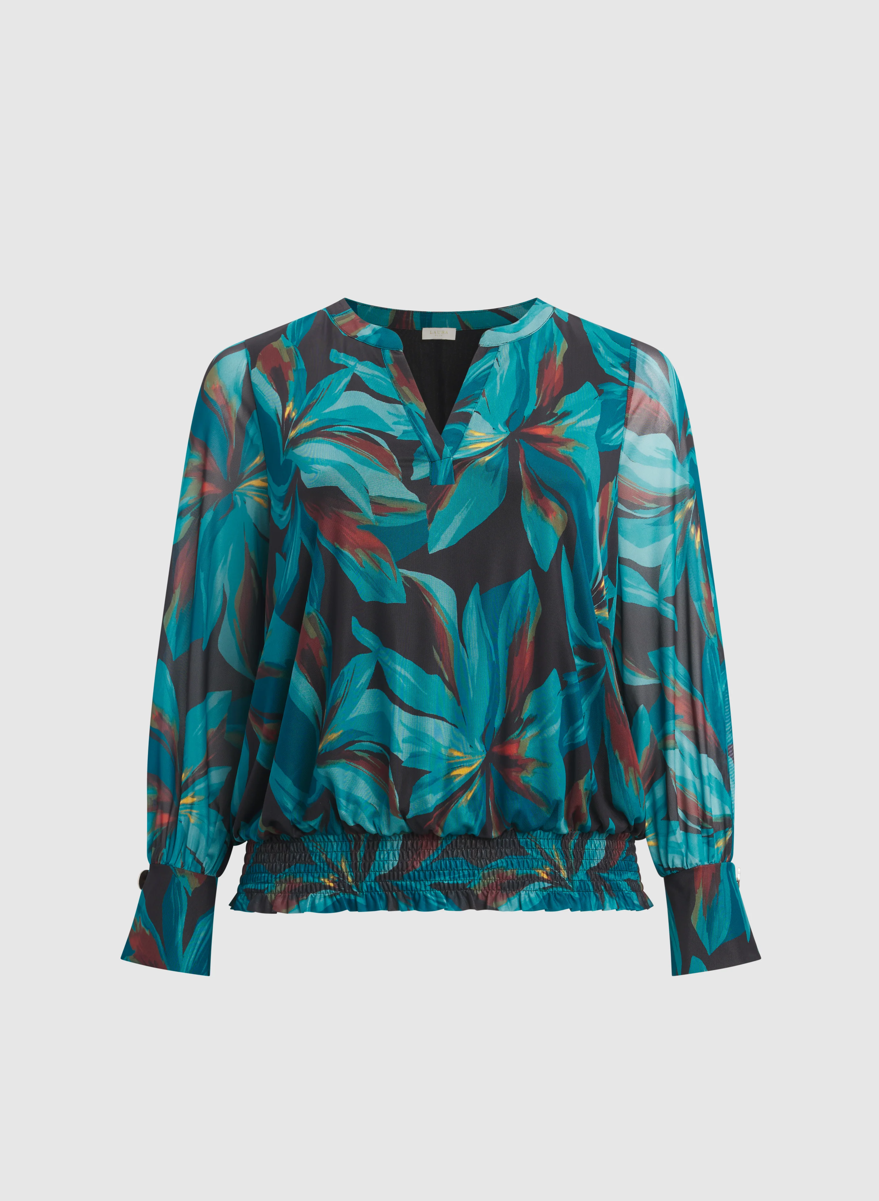 Floral Mesh Top - Image 6