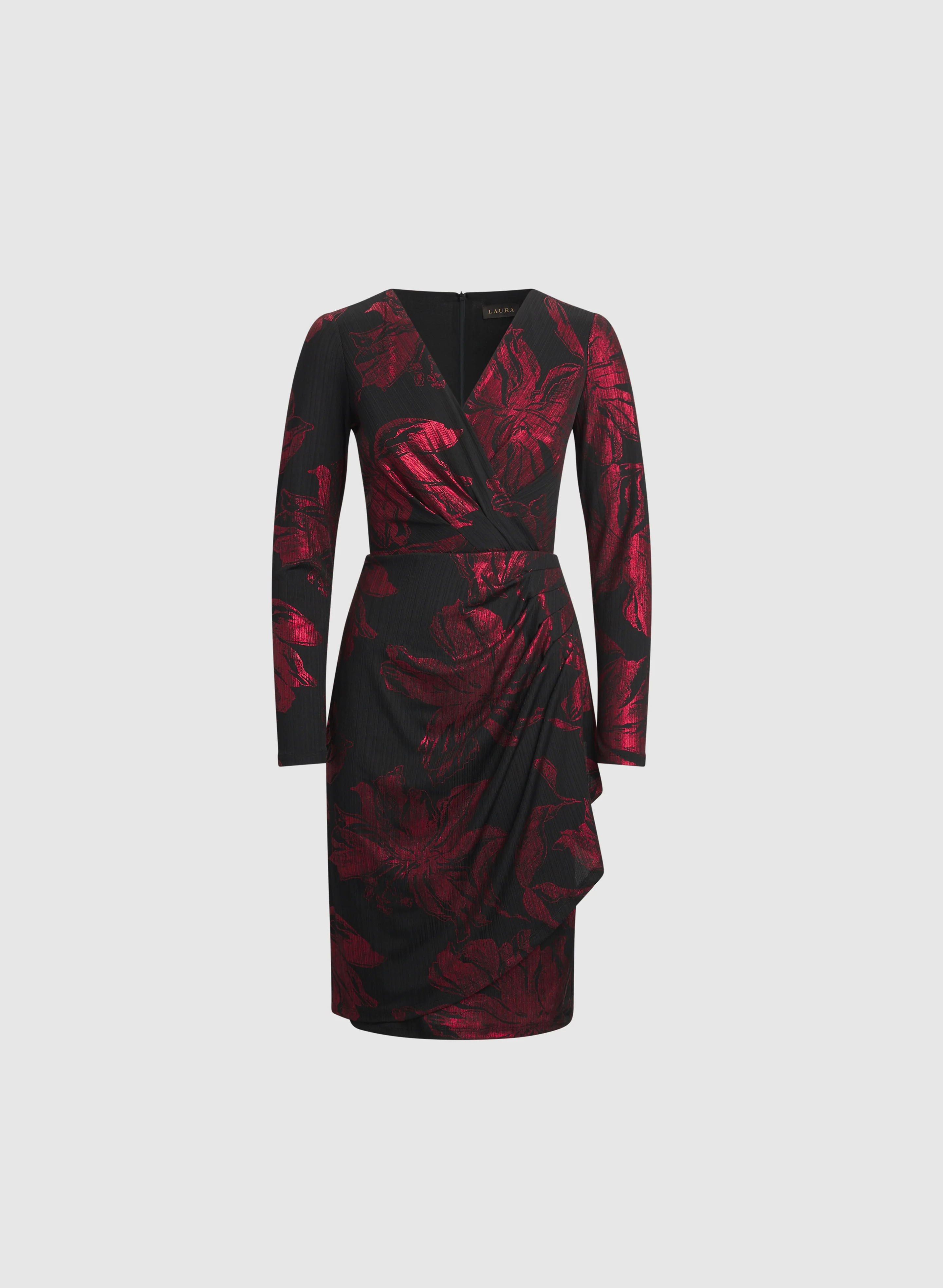 Floral Metallic Dress - Image 5