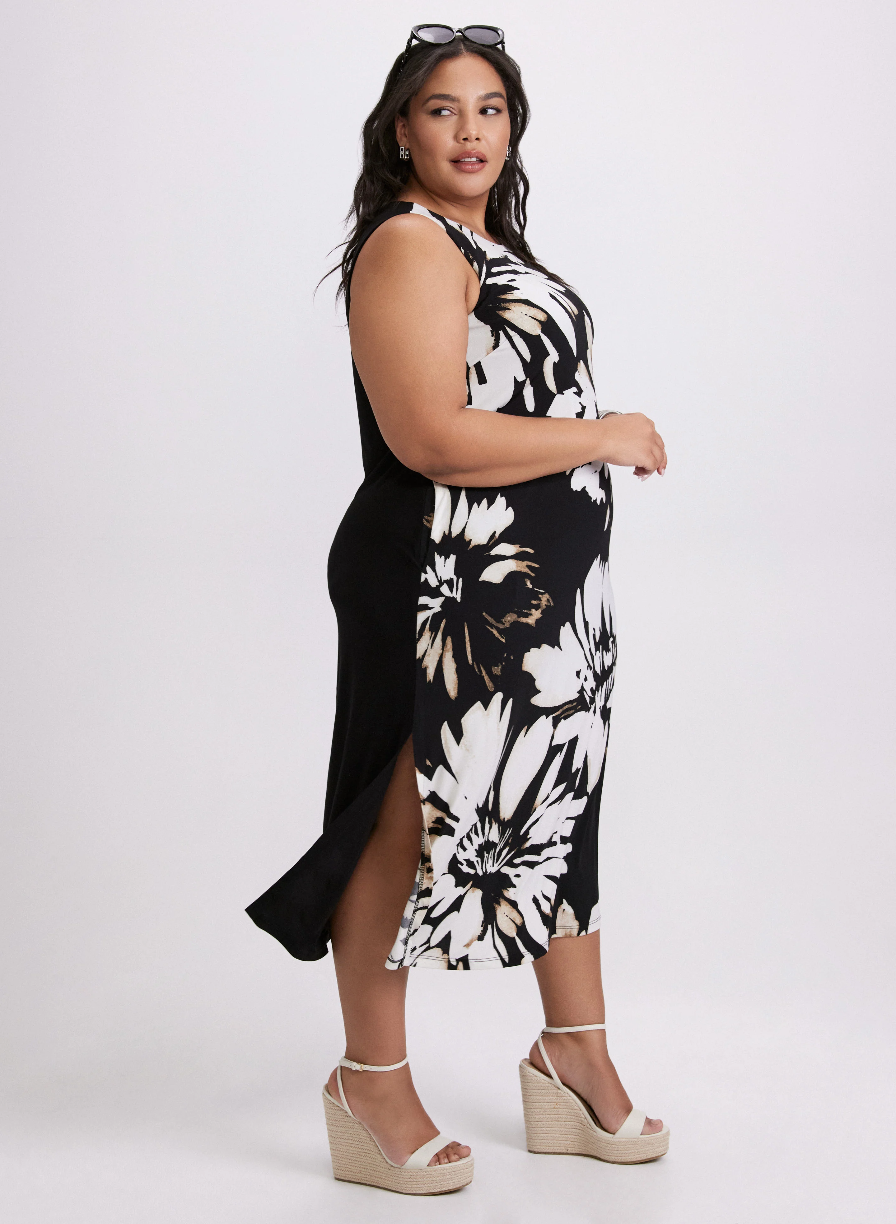 Floral Midi Dress - Image 10