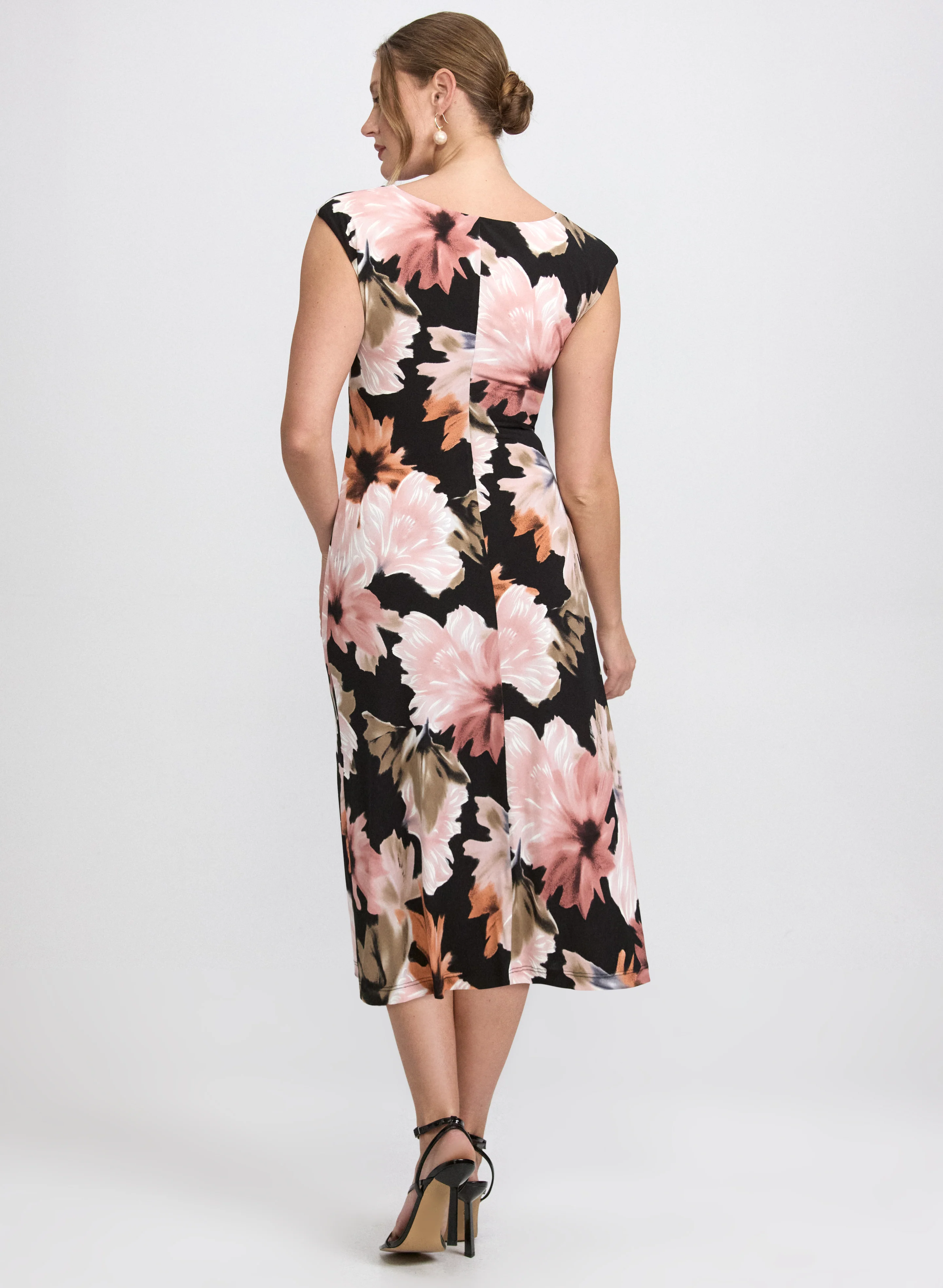 Floral Midi Dress - Image 4
