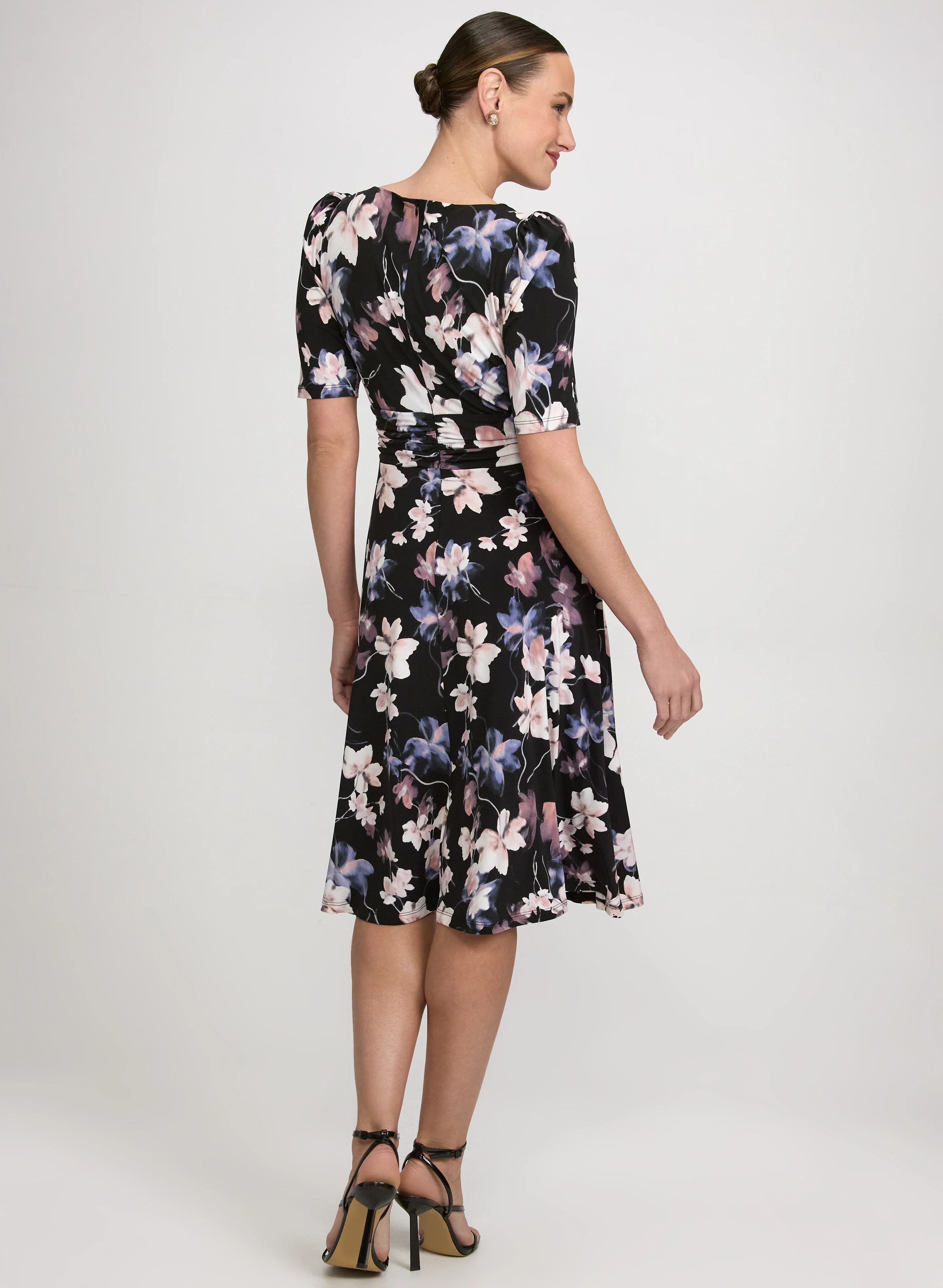 Floral Midi Dress - Image 4