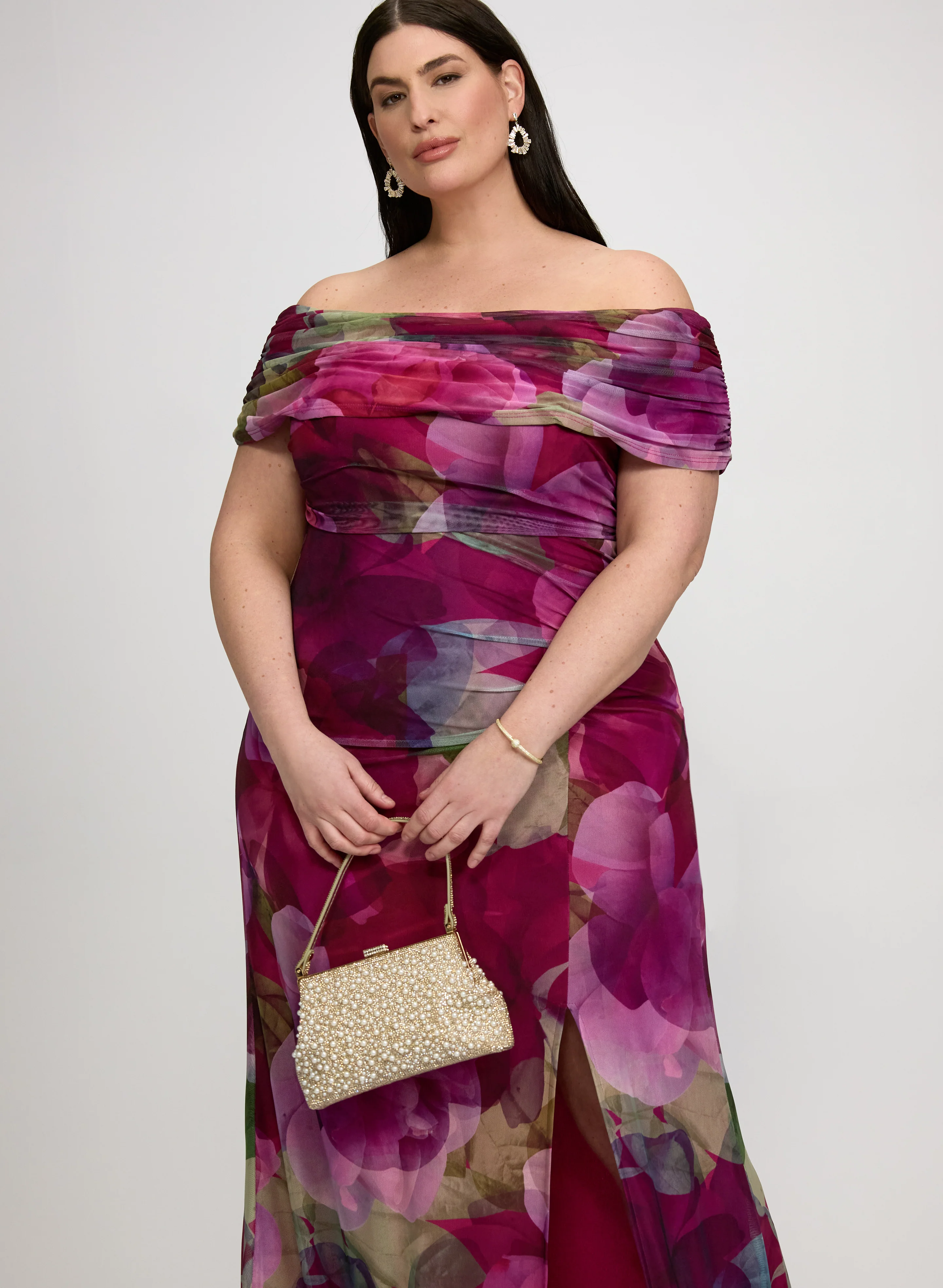 Floral Off-Shoulder Dress - Image 5
