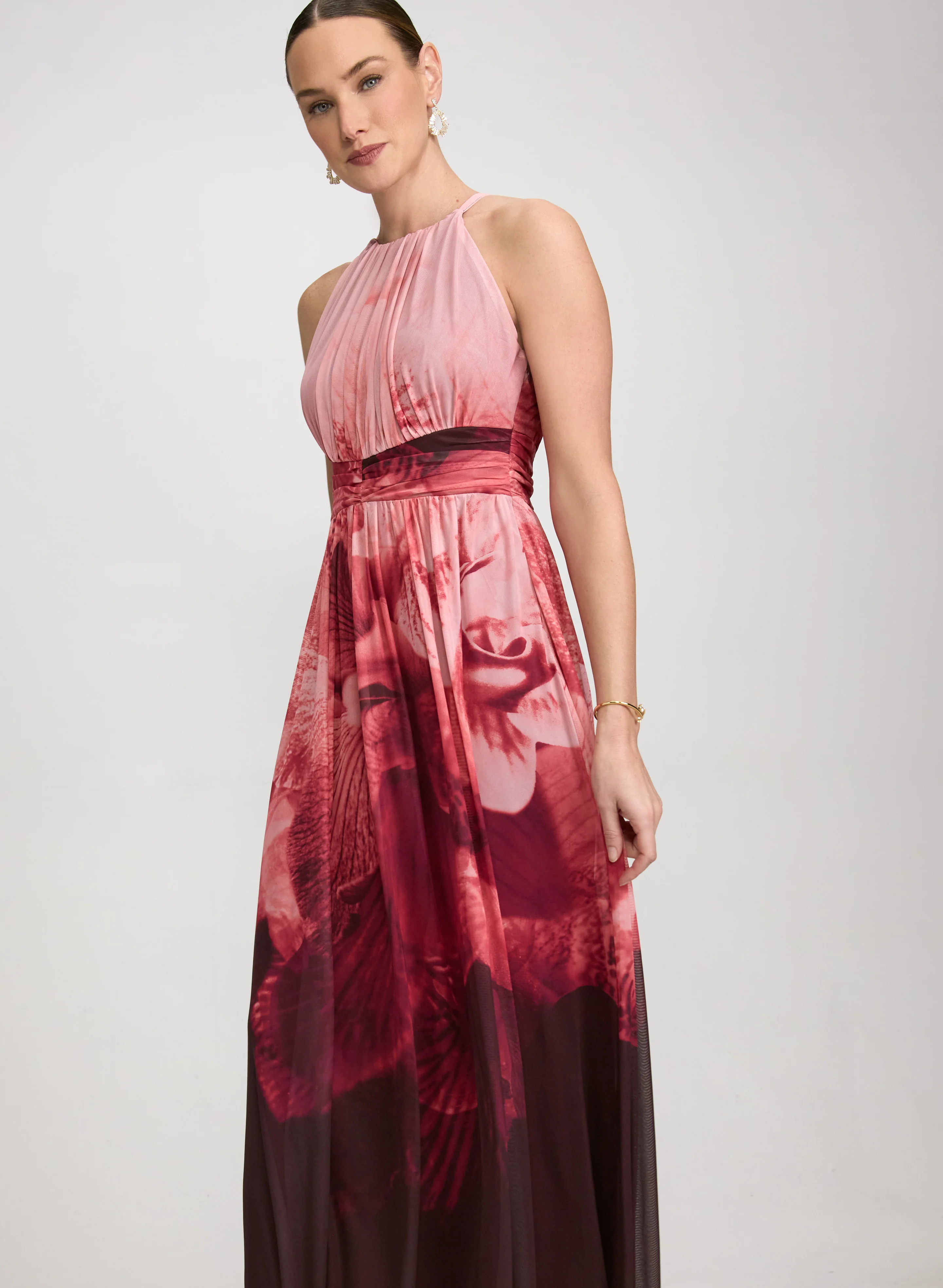 Floral Ombre Dress - Image 7