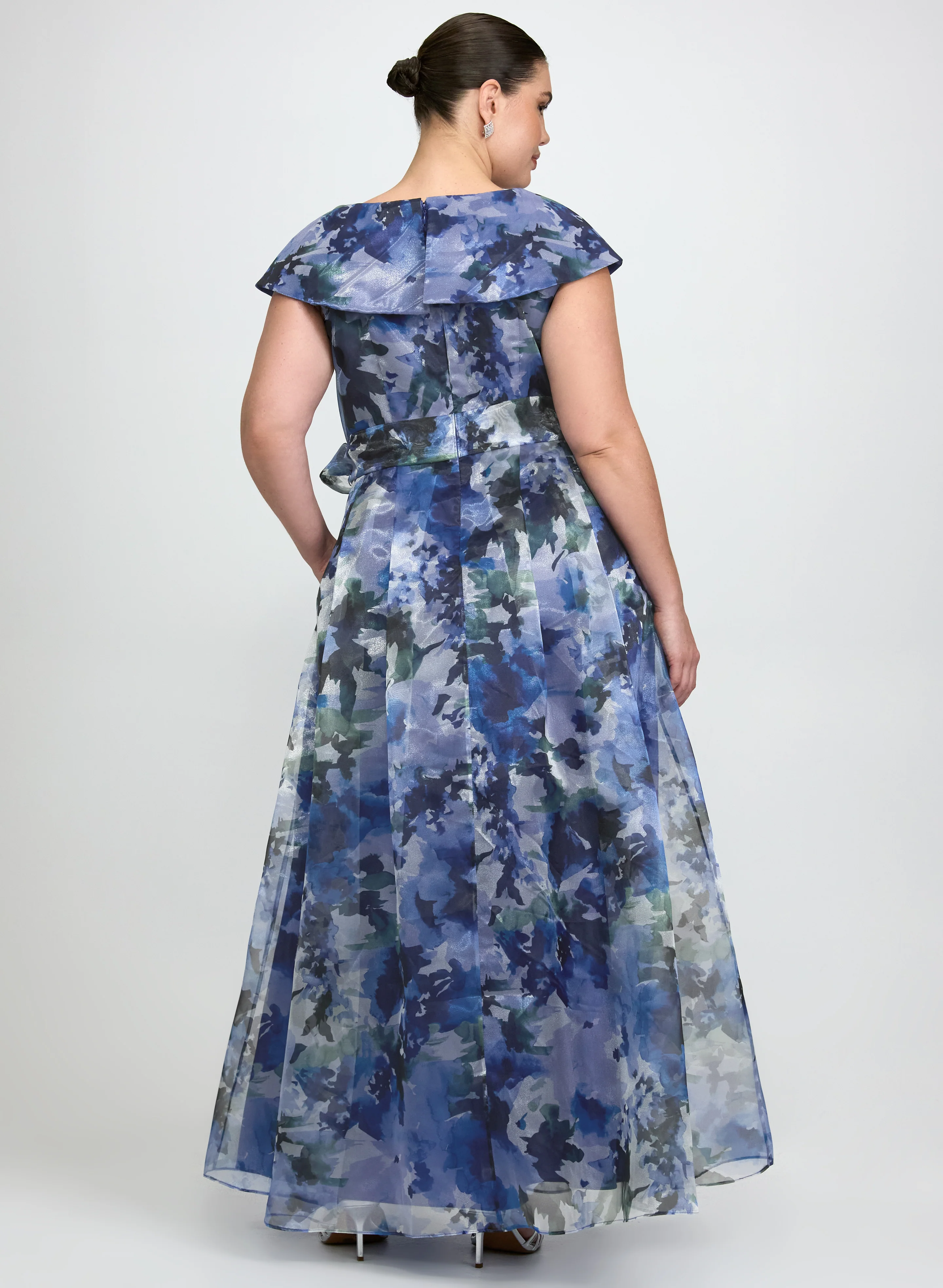 Floral Organza Dress - Image 4