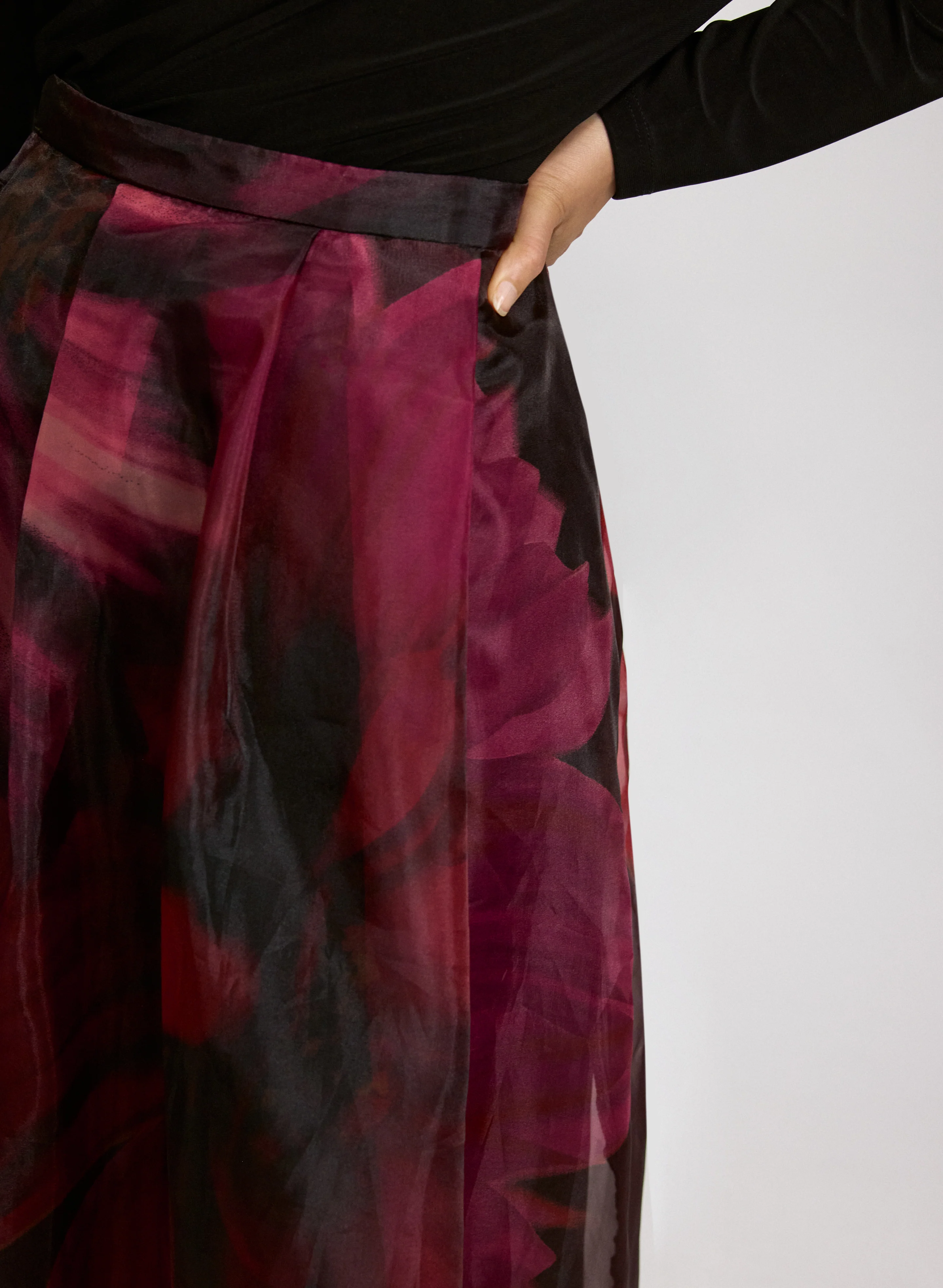 Floral Organza Skirt - Image 4