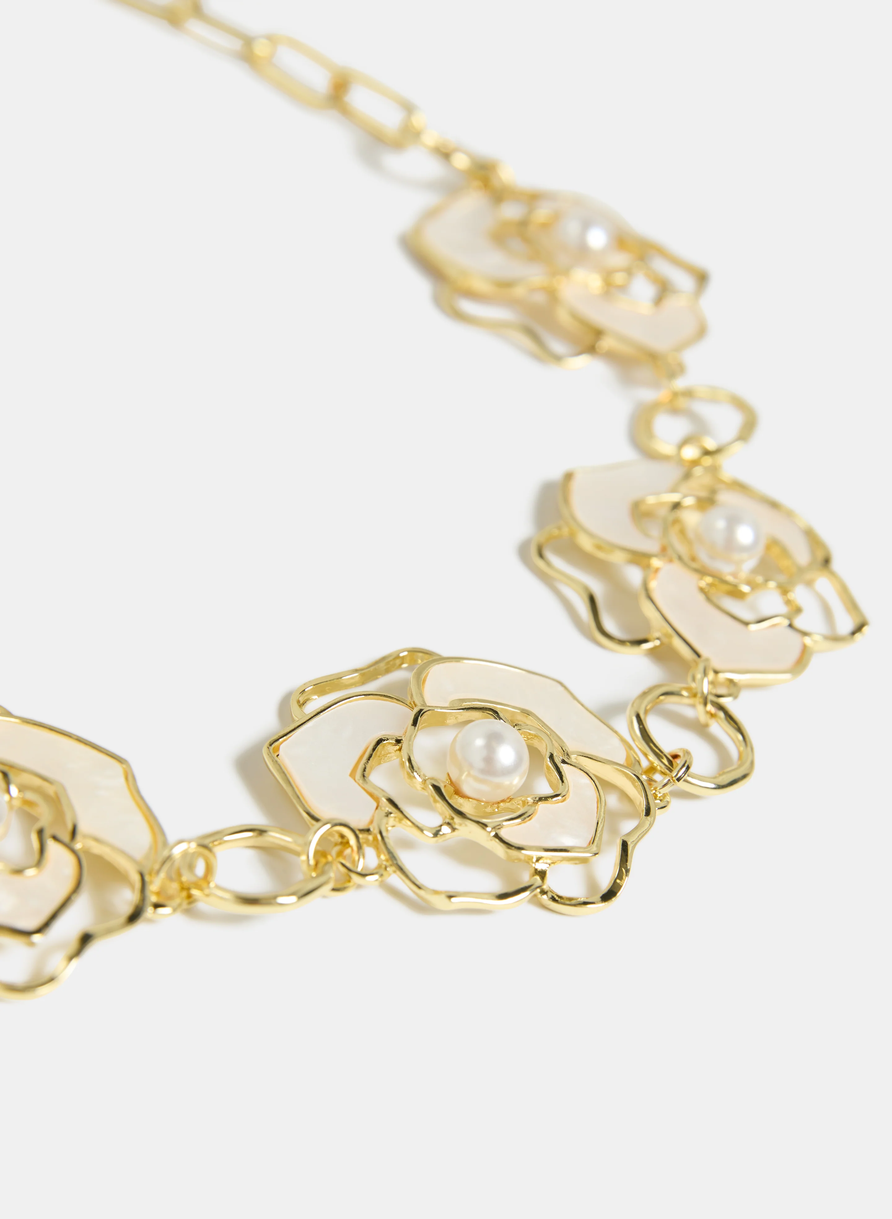 Floral Outline Necklace - Image 2