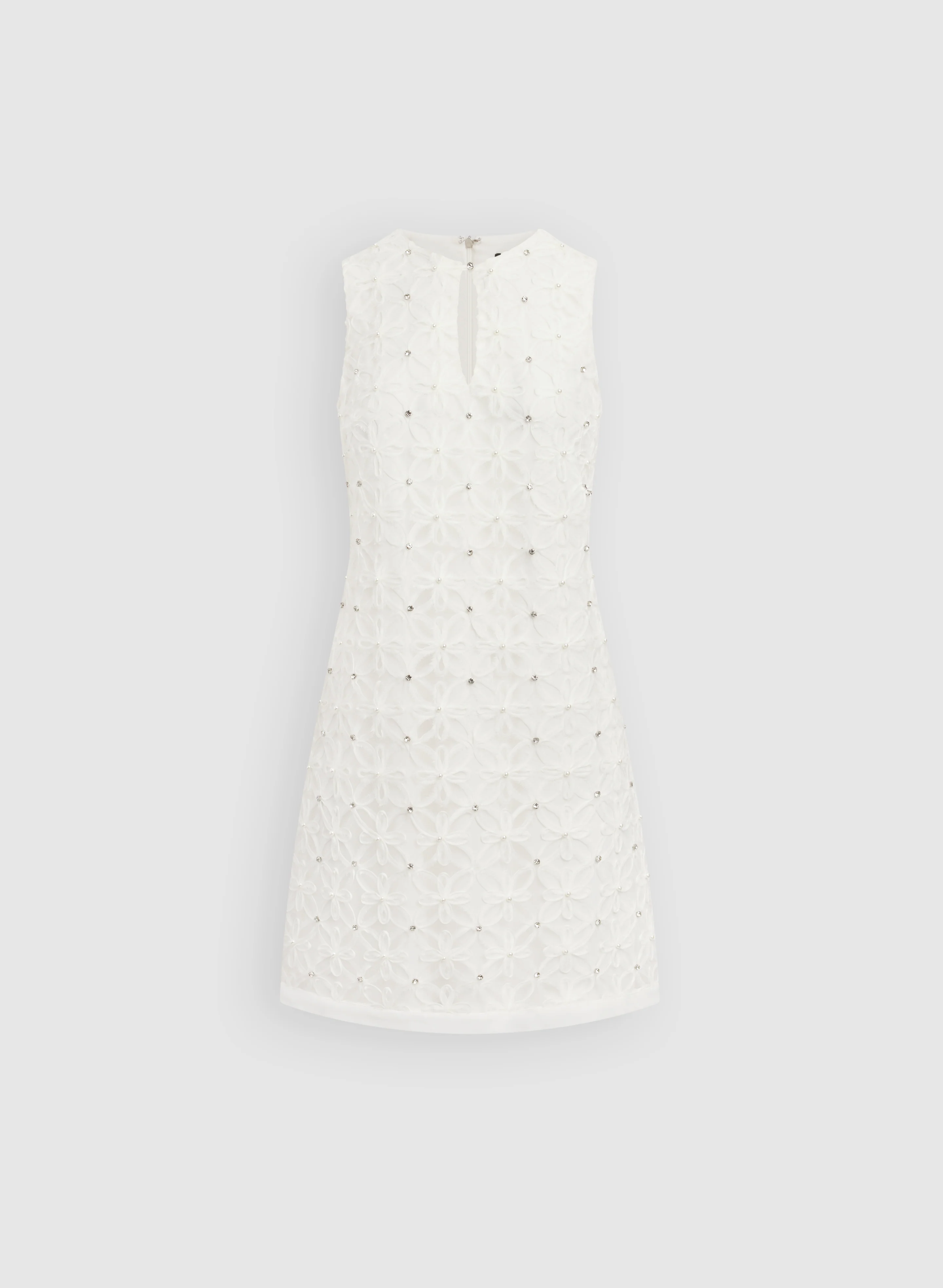 Floral Pattern & Rhinestone Dress - Image 6