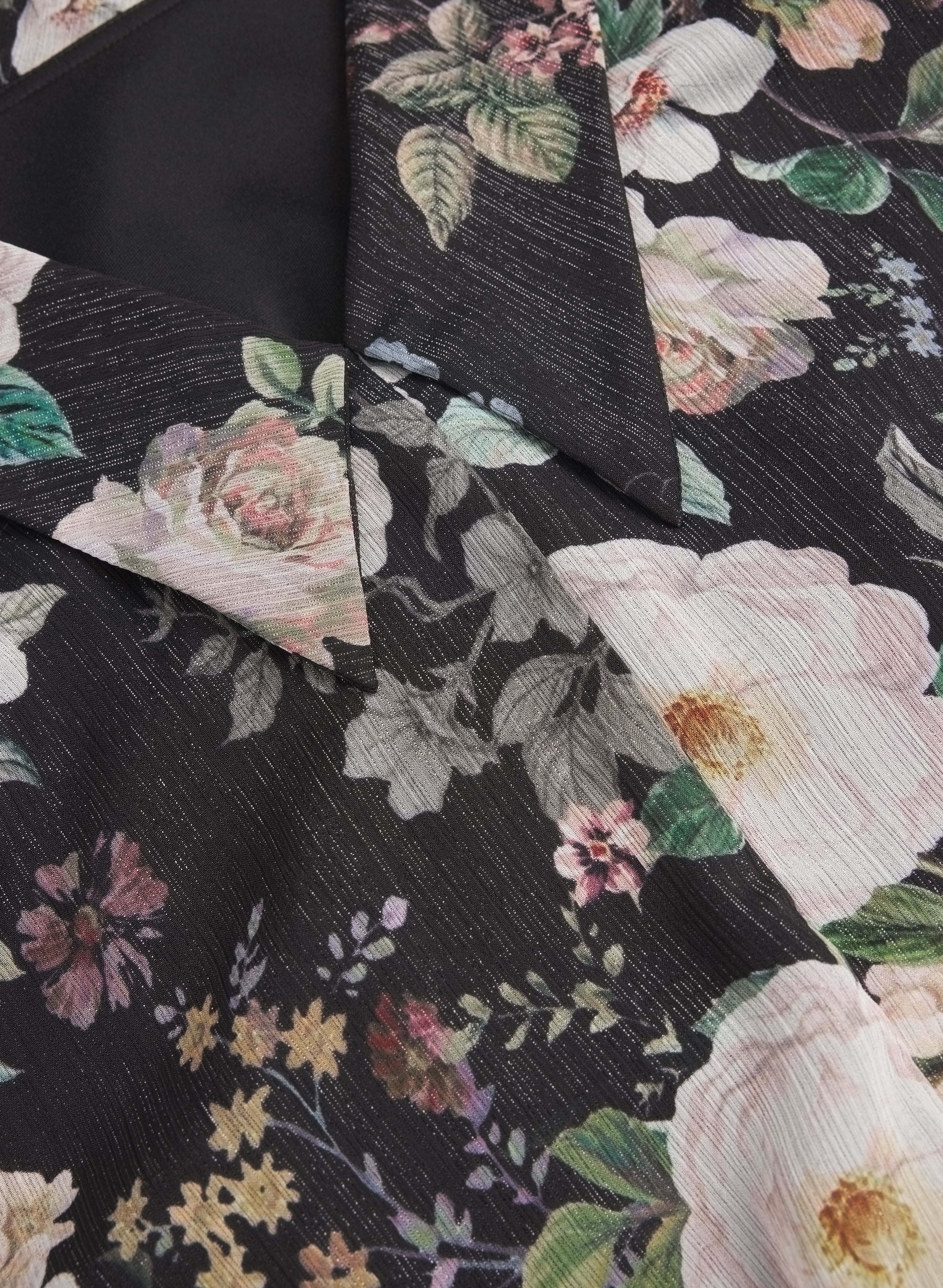 Floral Pattern Tiered Dress - Image 6