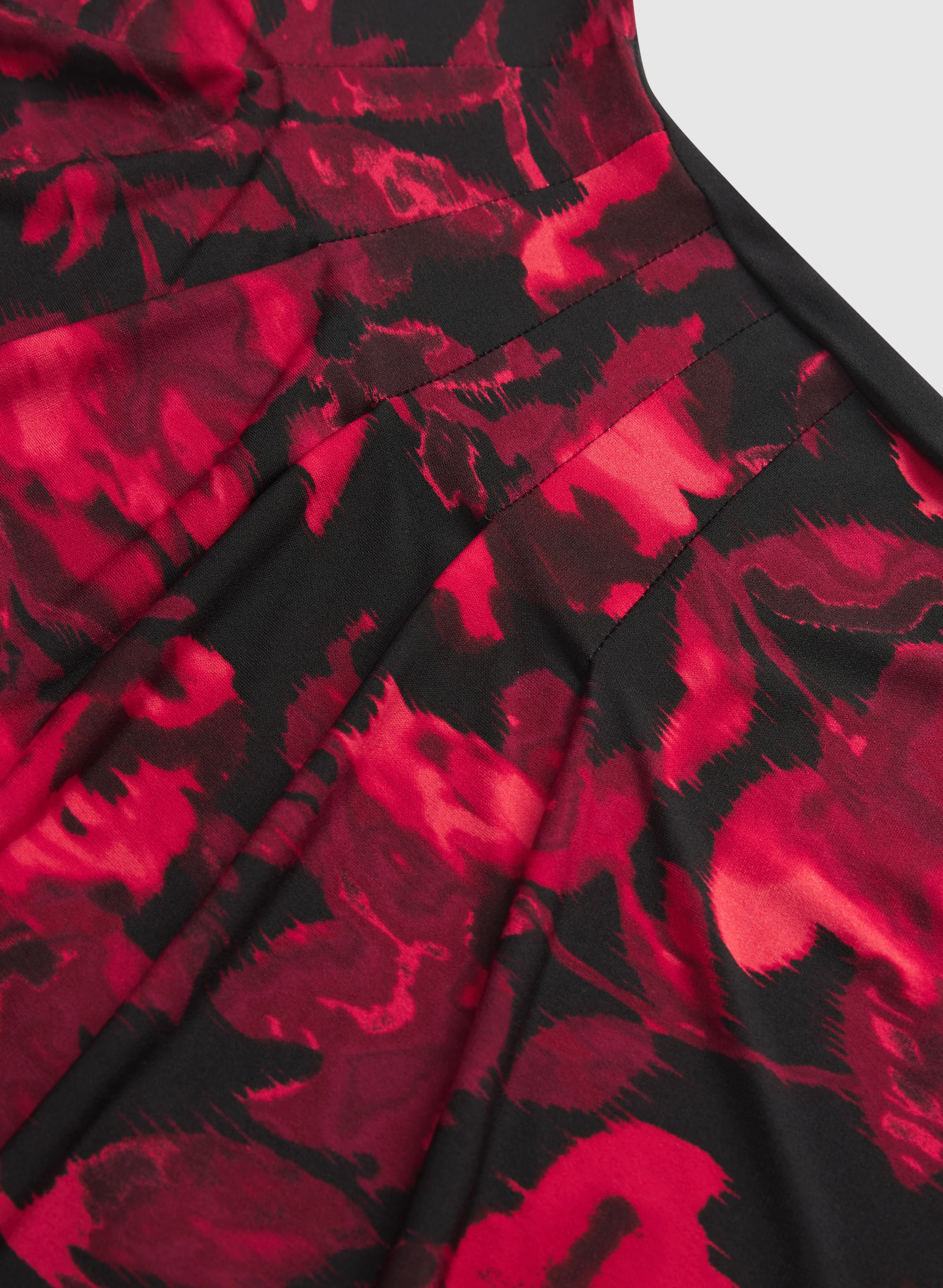 Floral Placement Print Dress - Image 7