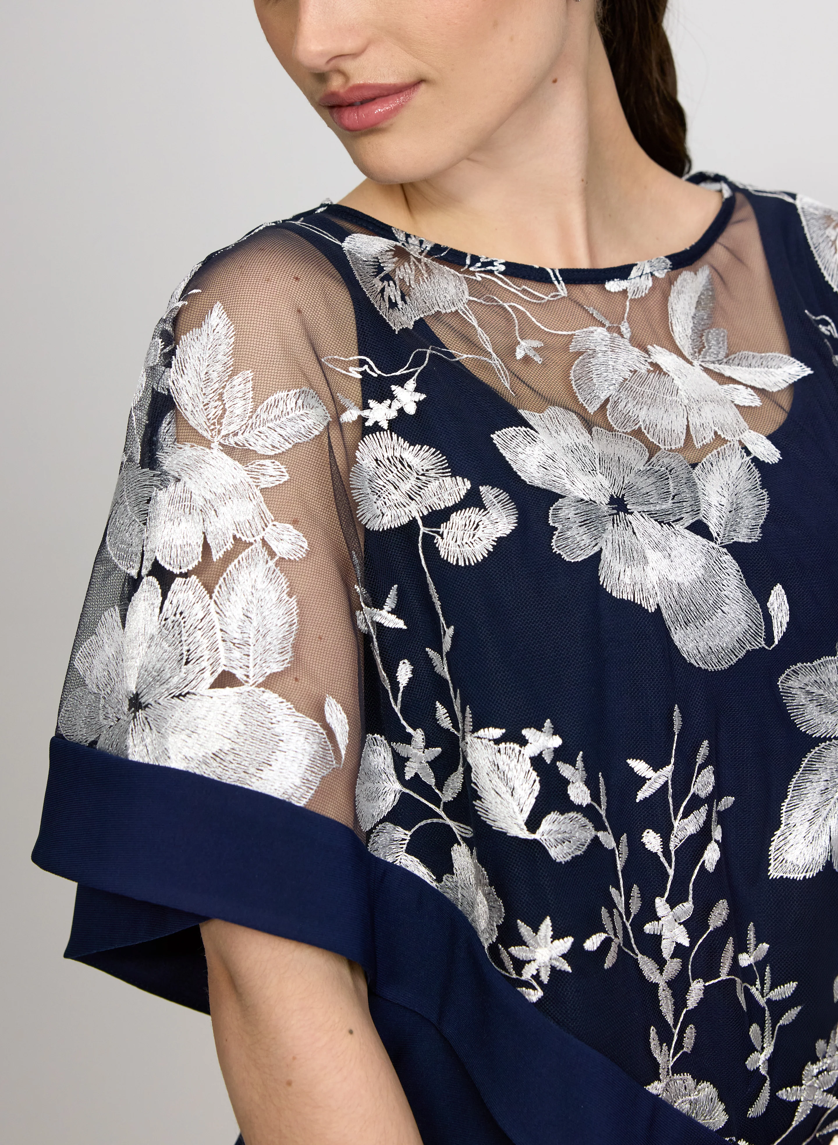 Floral Poncho & Pants Set - Image 5