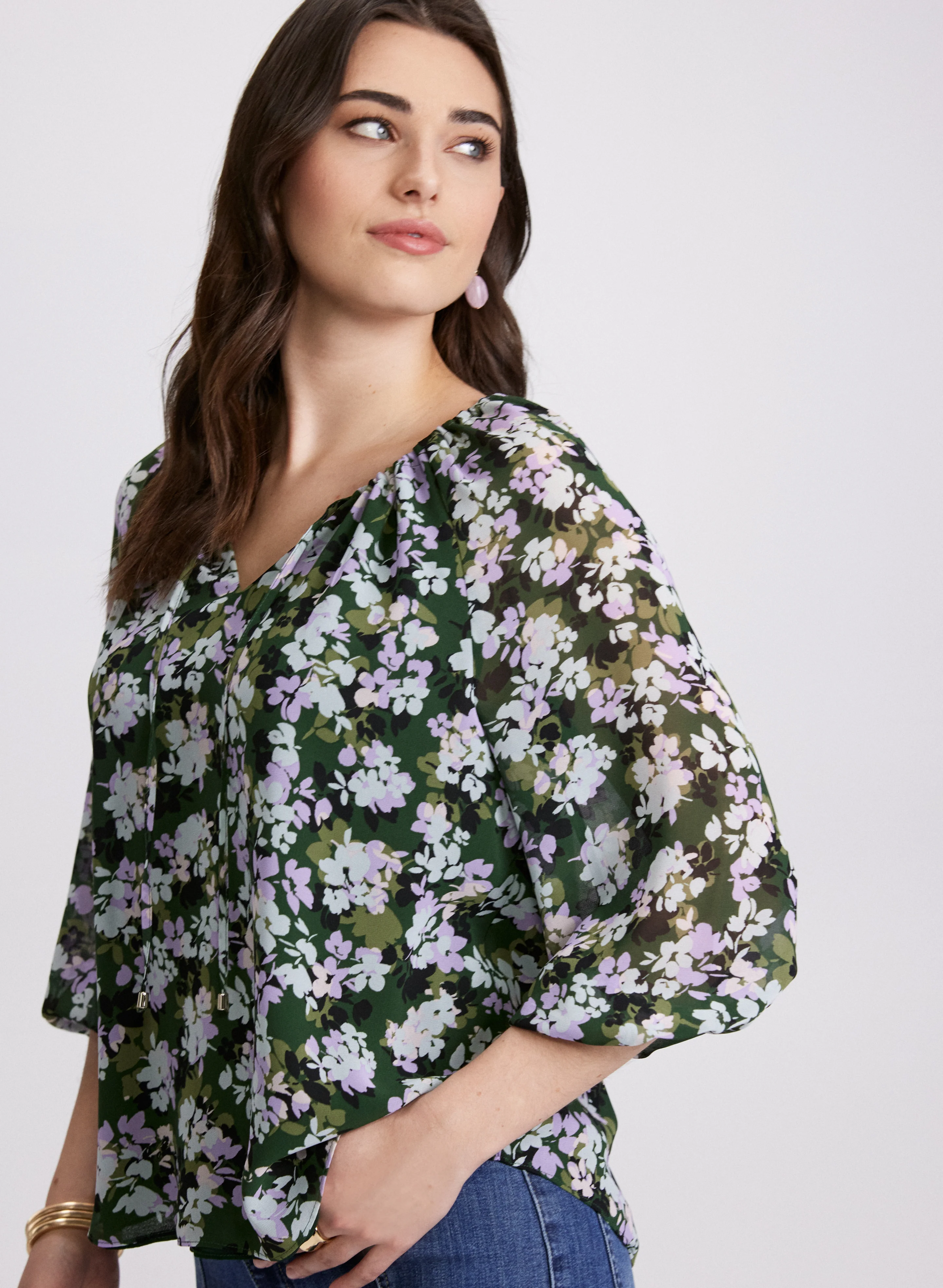 Floral Print Blouse - Image 5