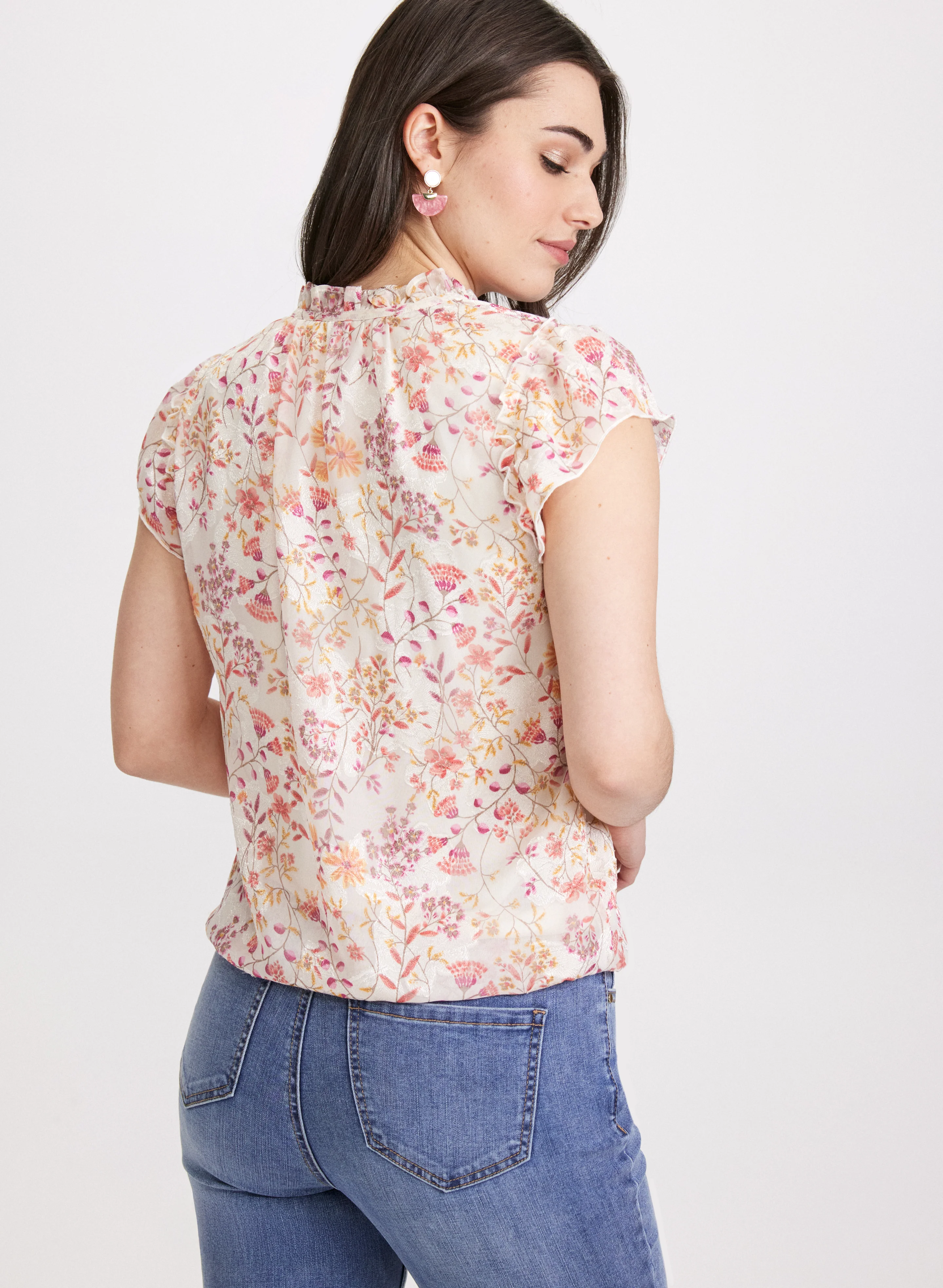 Floral Print Blouse - Image 4