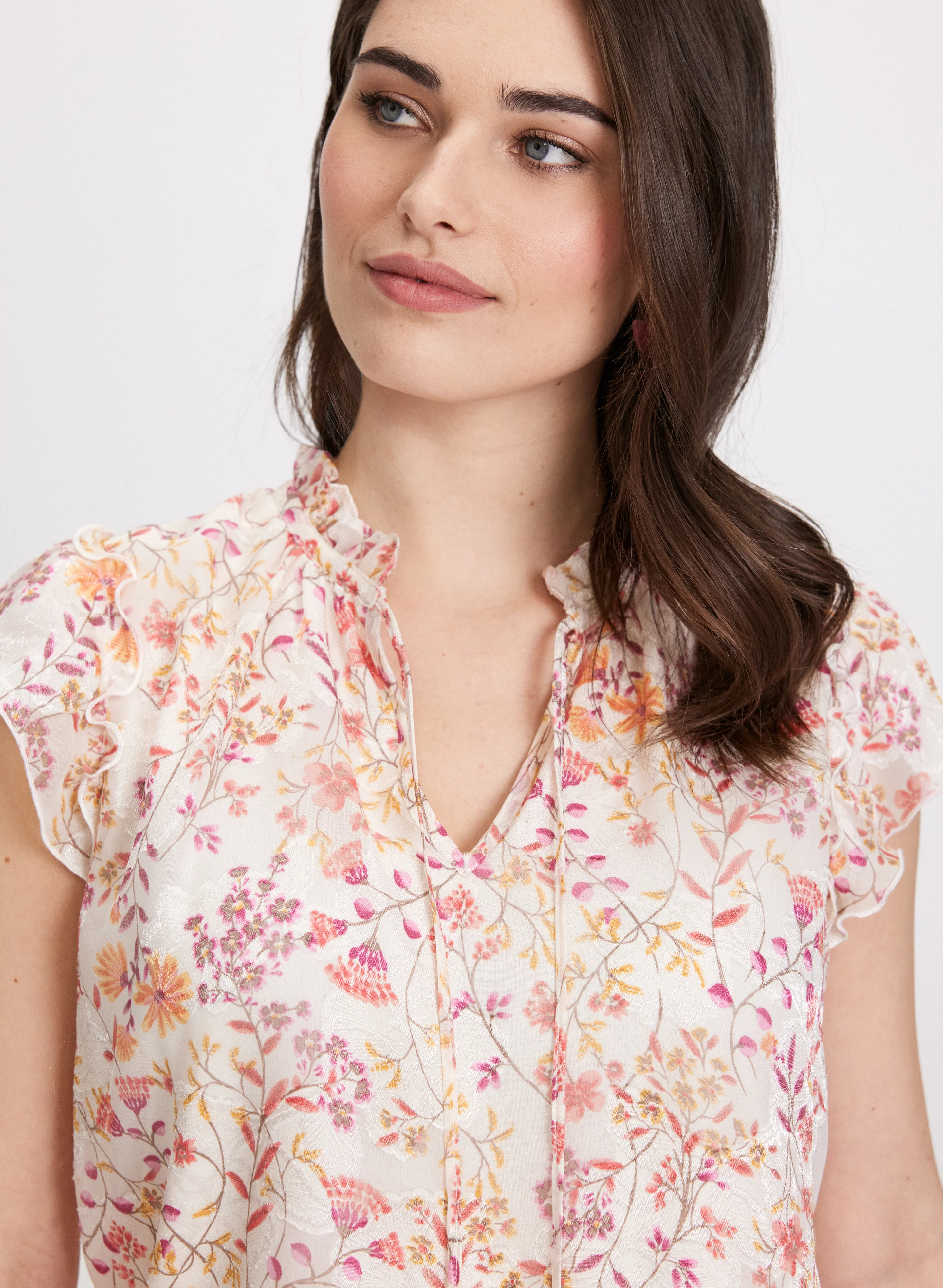 Floral Print Blouse - Image 5