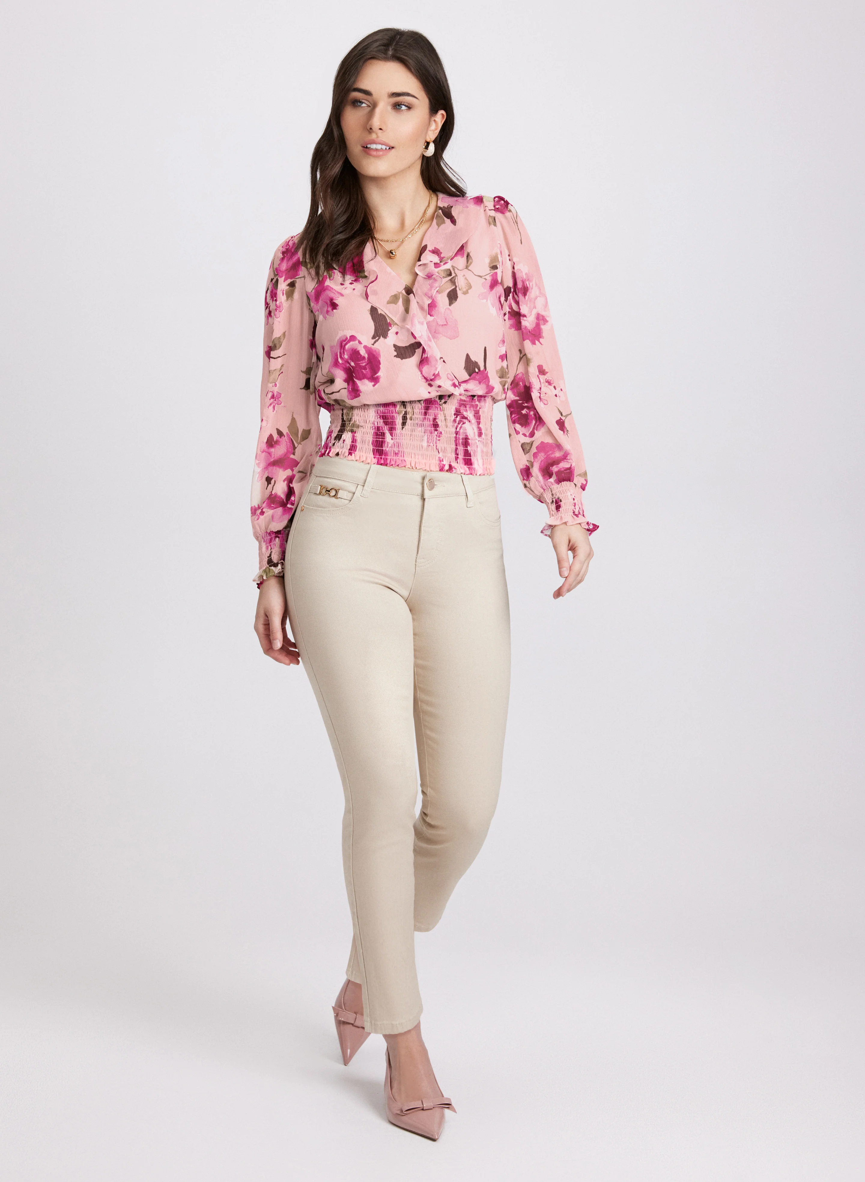 Floral Print Blouse - Image 3