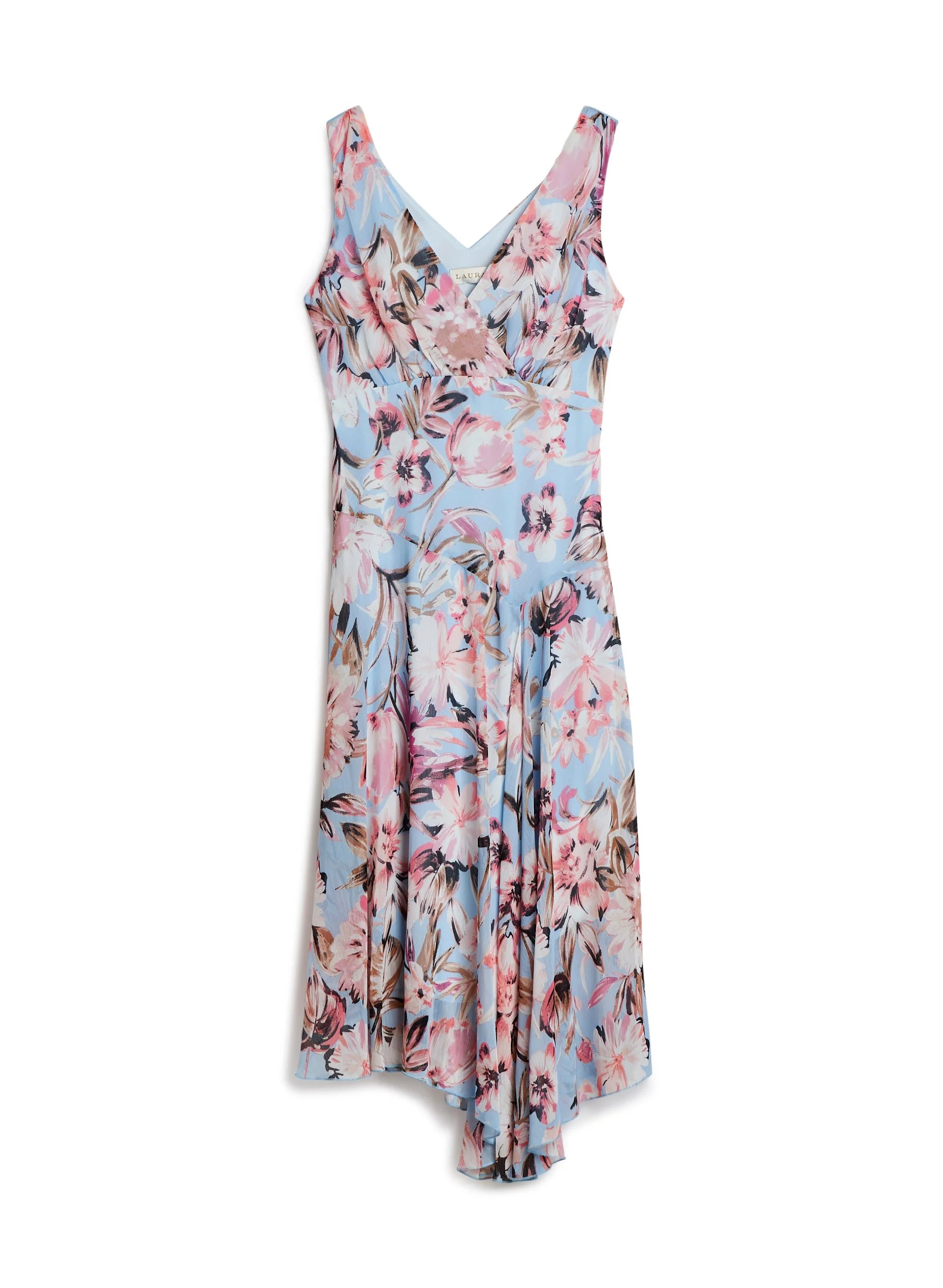 Floral Print Chiffon Dress - Image 4