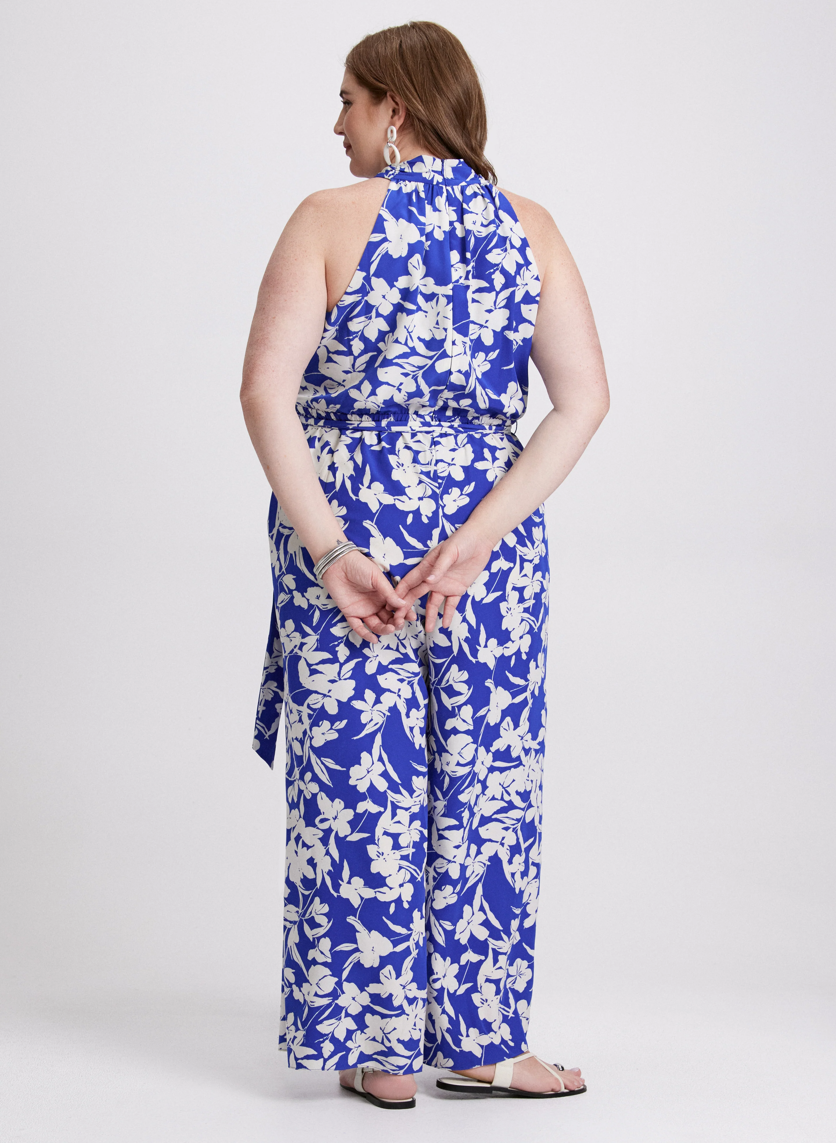 Floral Print Jumpsuit - Image 3
