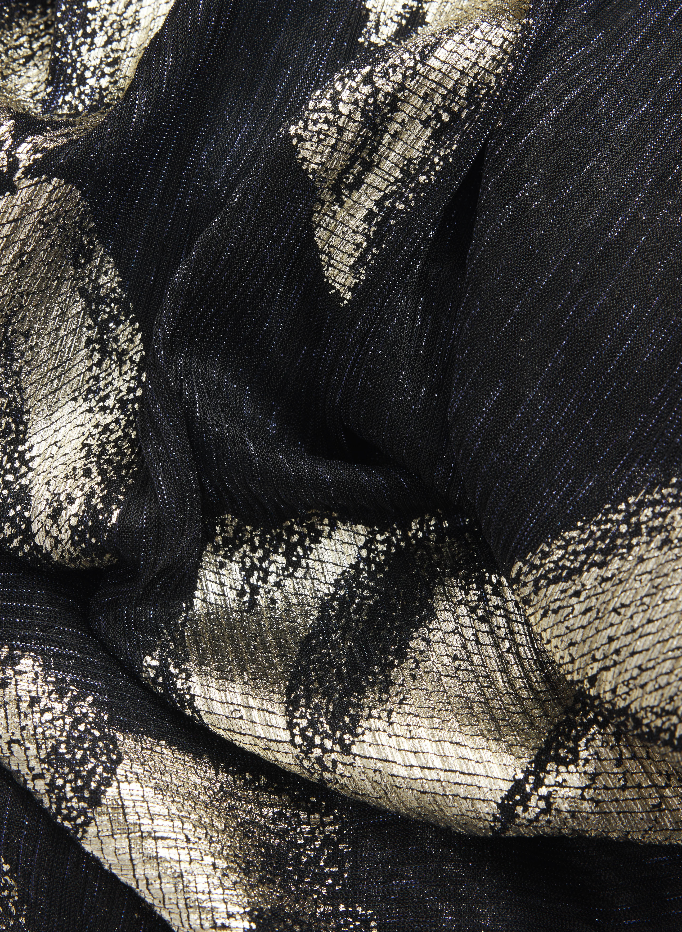 Floral Print Lurex Dress - Image 6