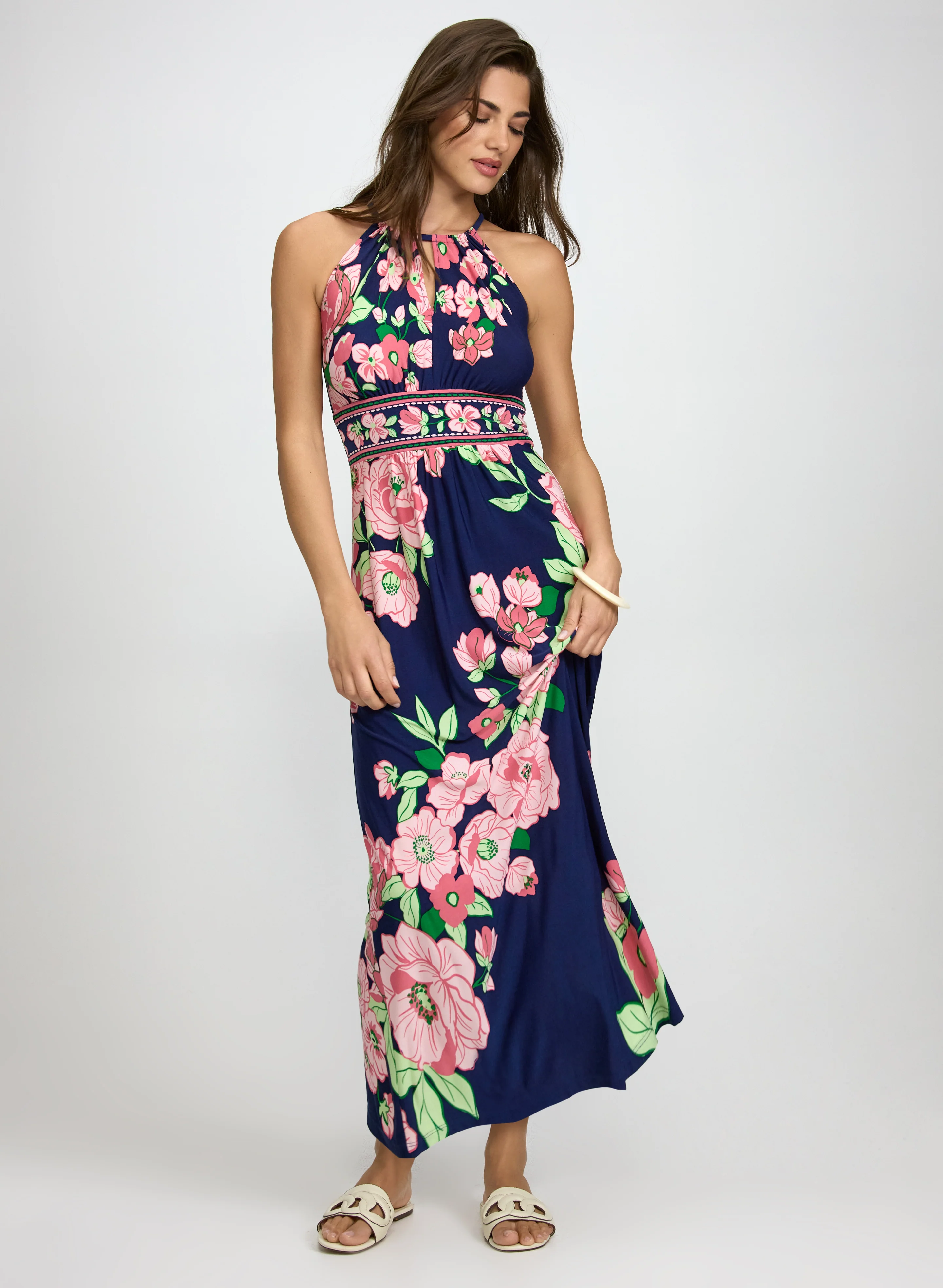 Floral Print Maxi Dress