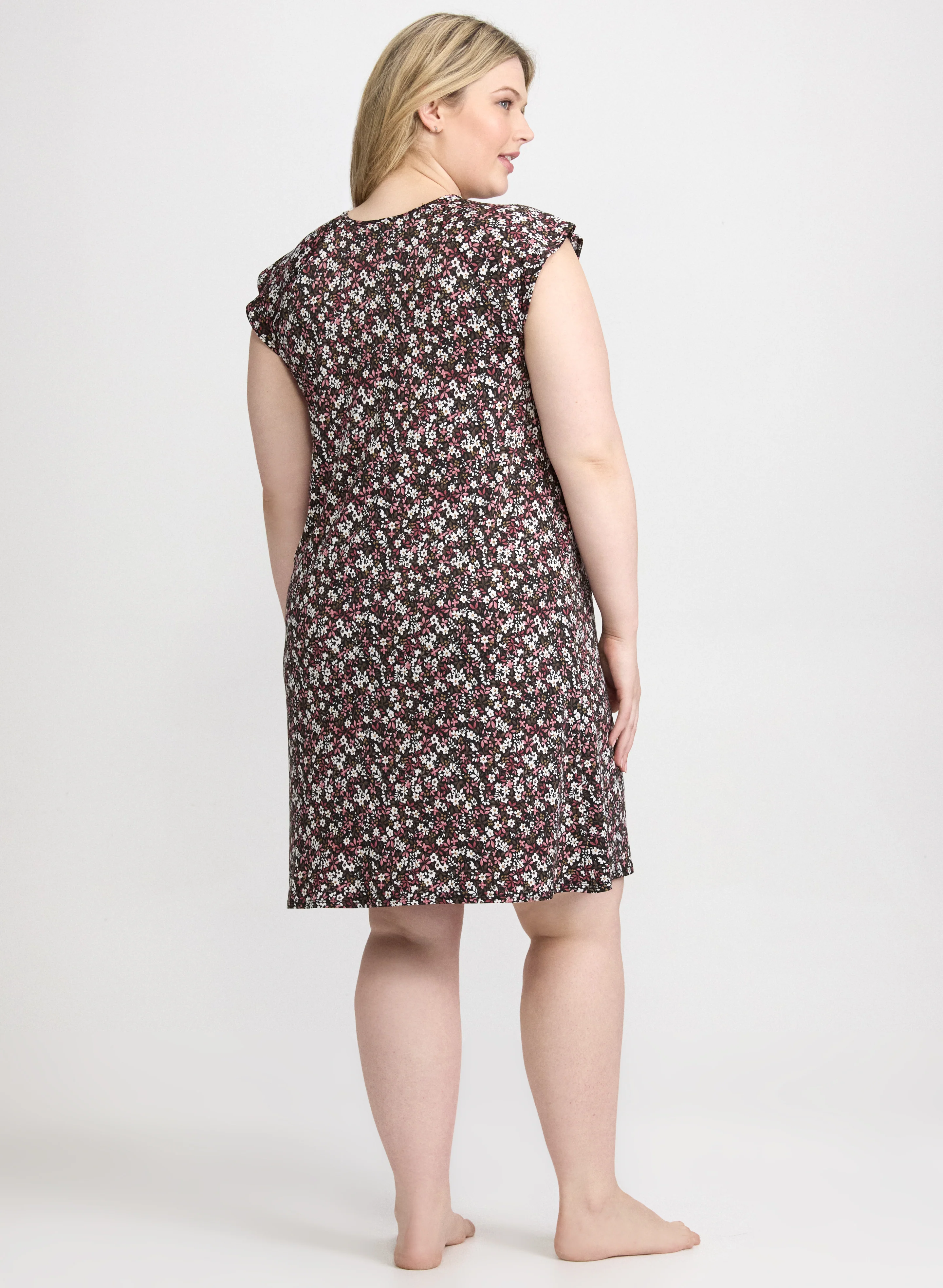 Floral Print Nightgown - Image 4