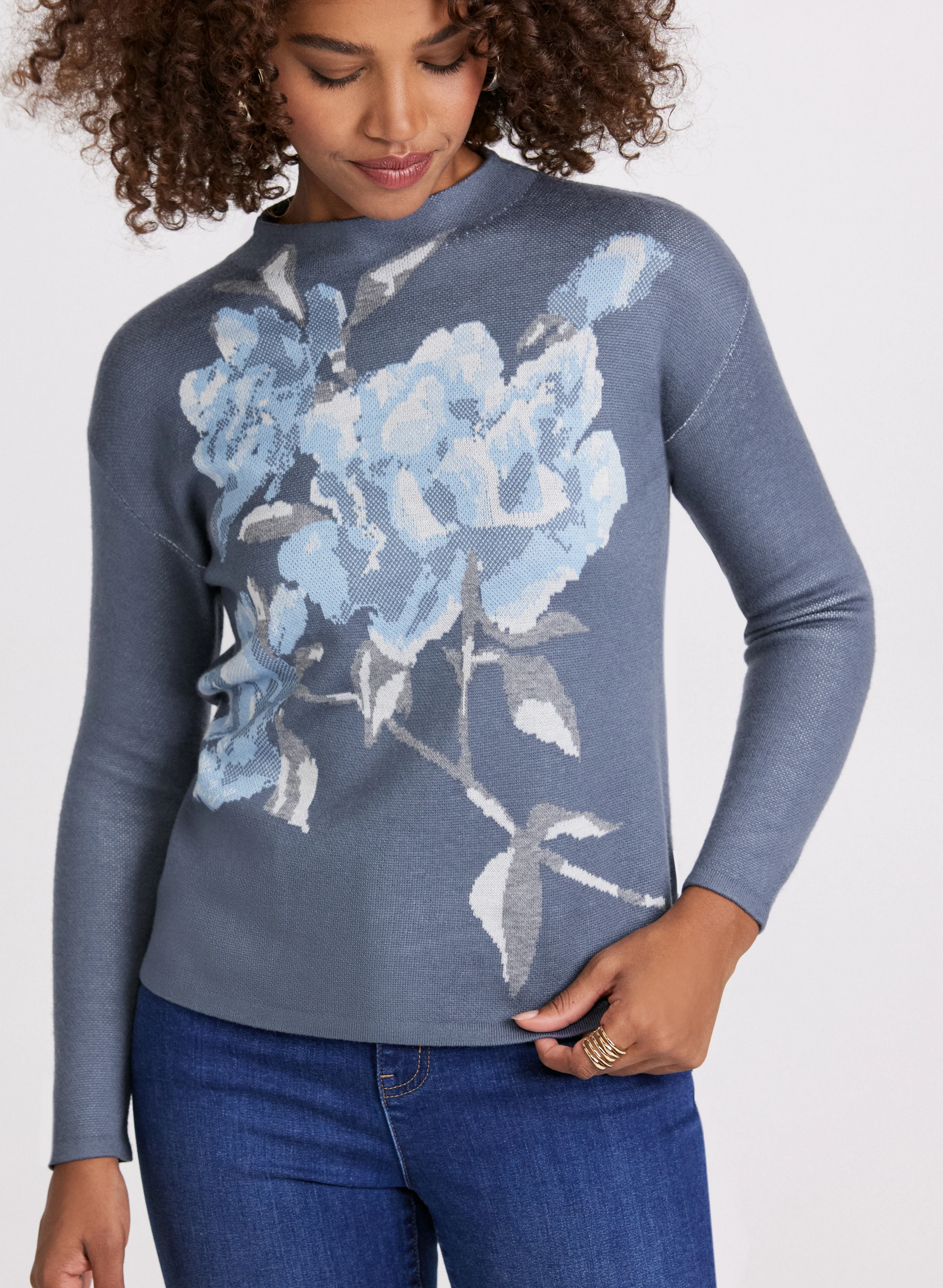 Floral Print Pullover - Image 5