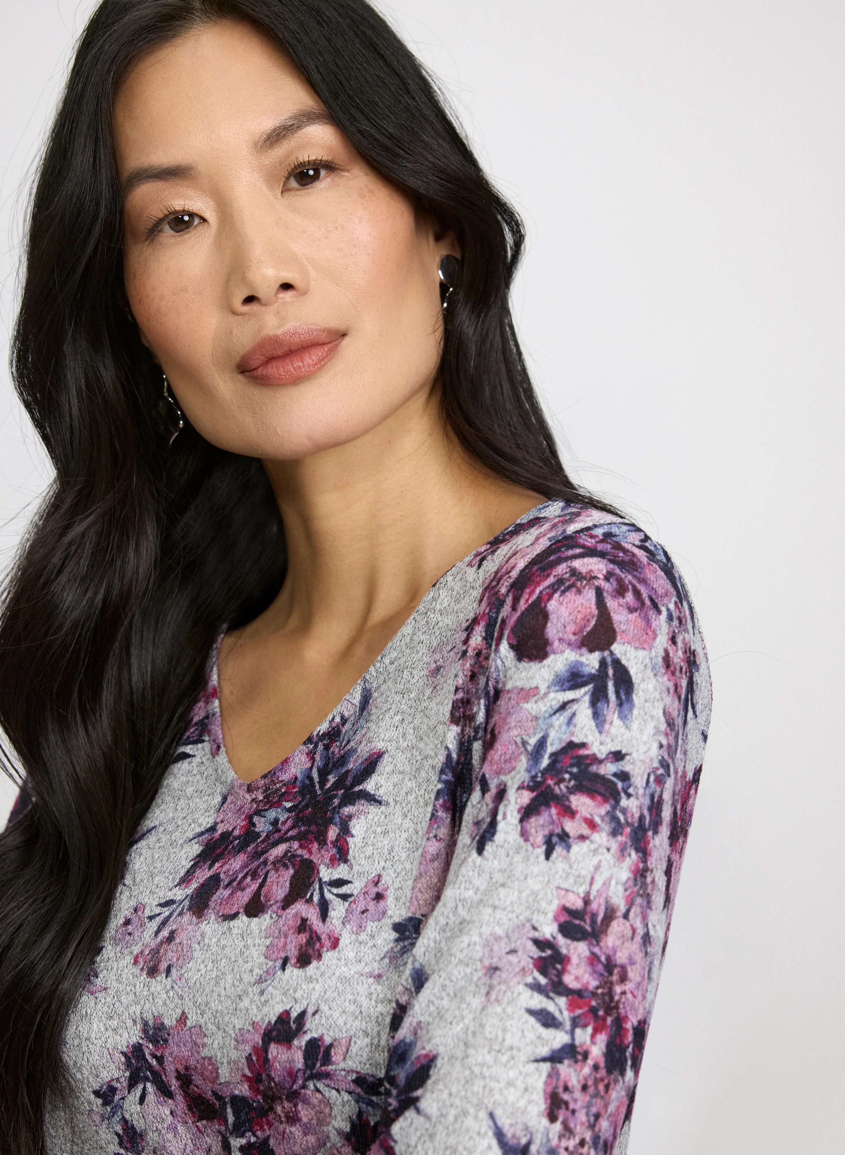 Floral Print Sweater - Image 2