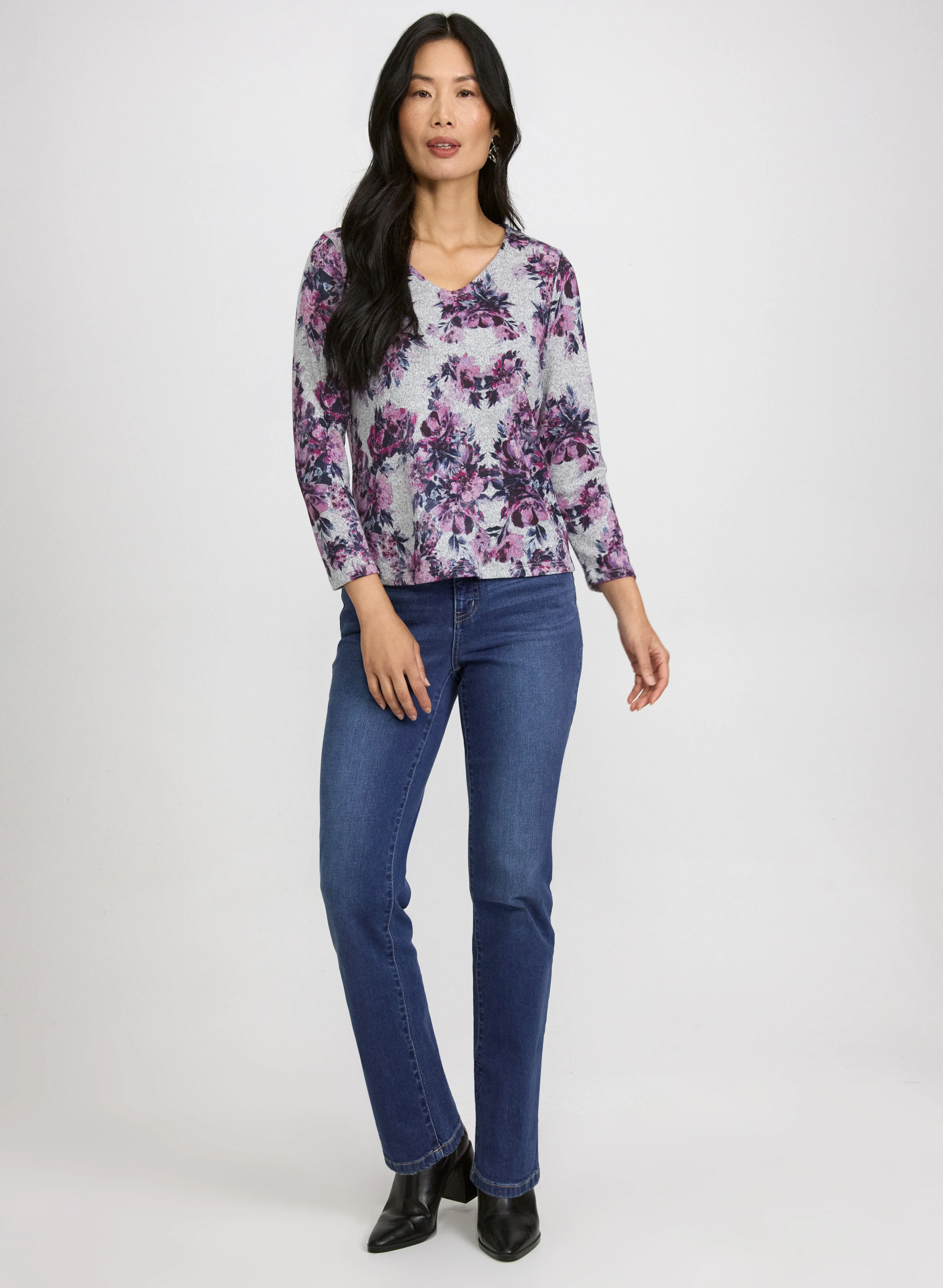 Floral Print Sweater - Image 3