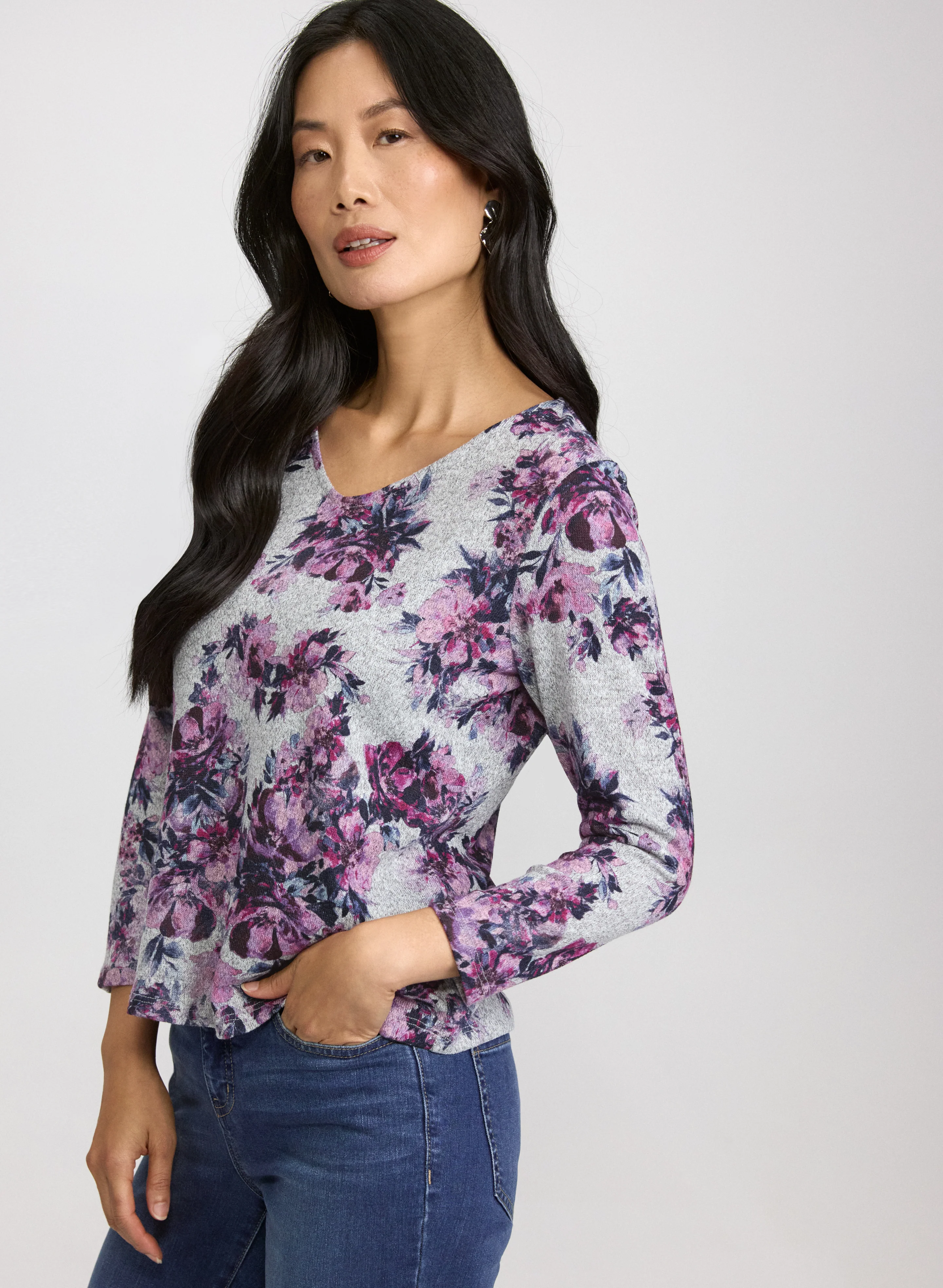 Floral Print Sweater - Image 5