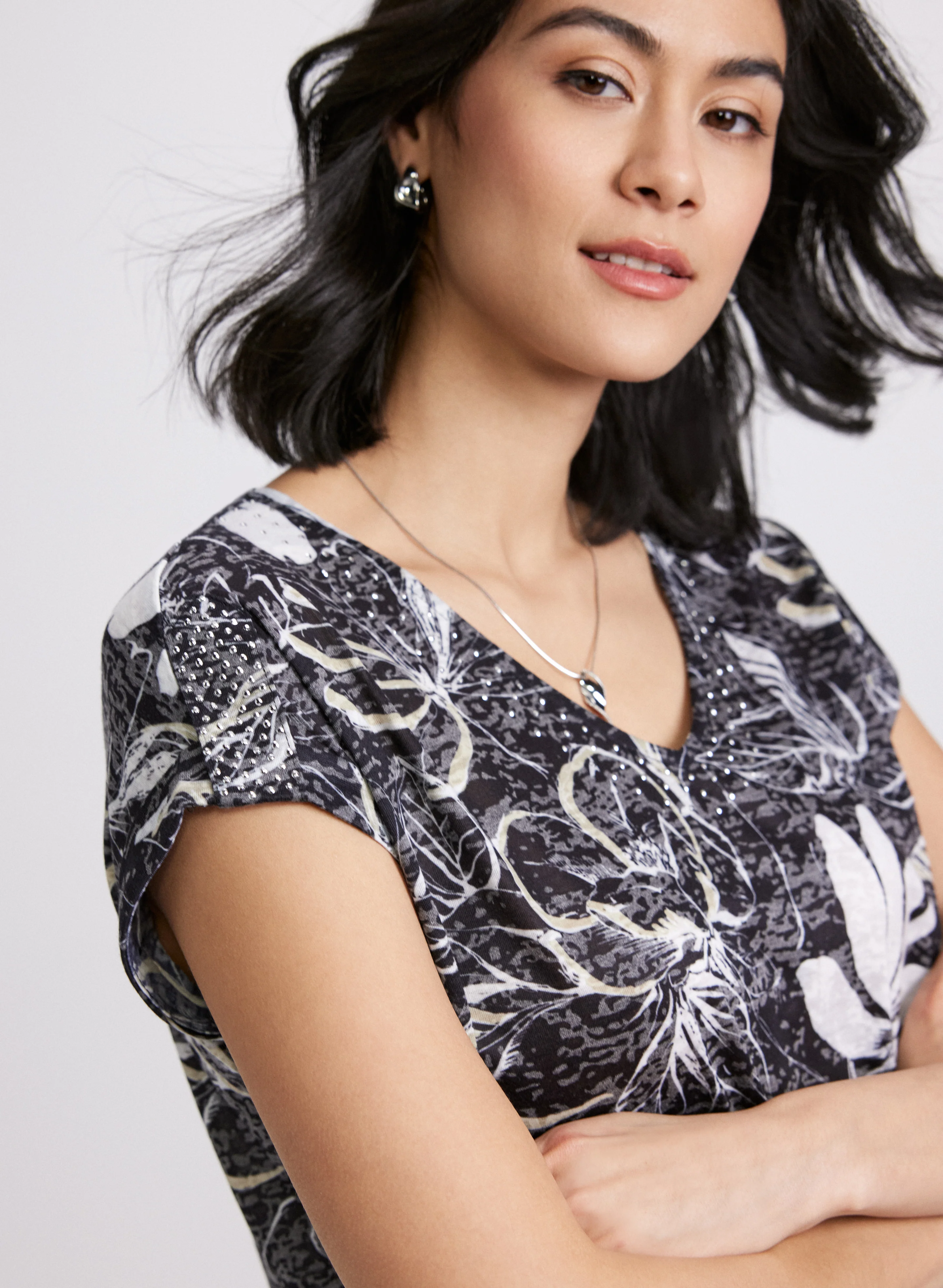 Floral Print T-Shirt - Image 2