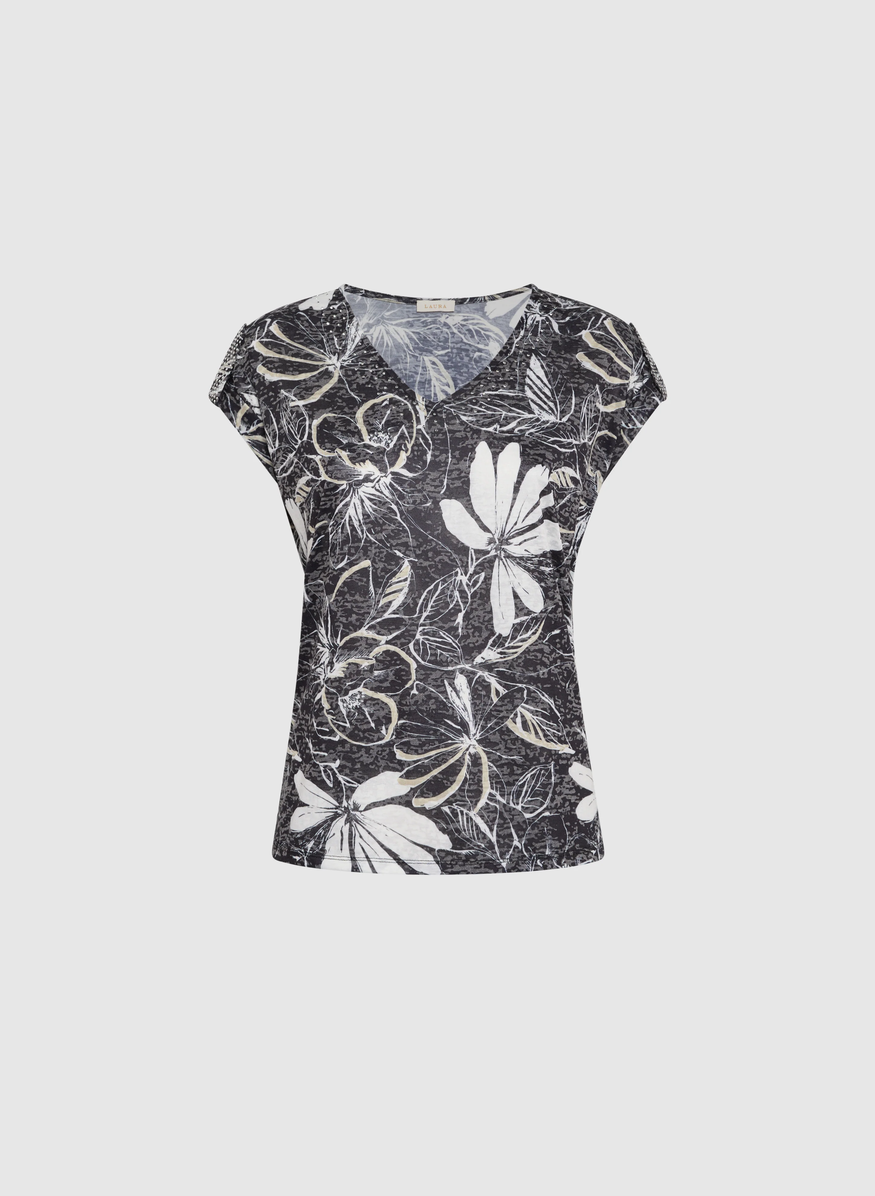 Floral Print T-Shirt - Image 6