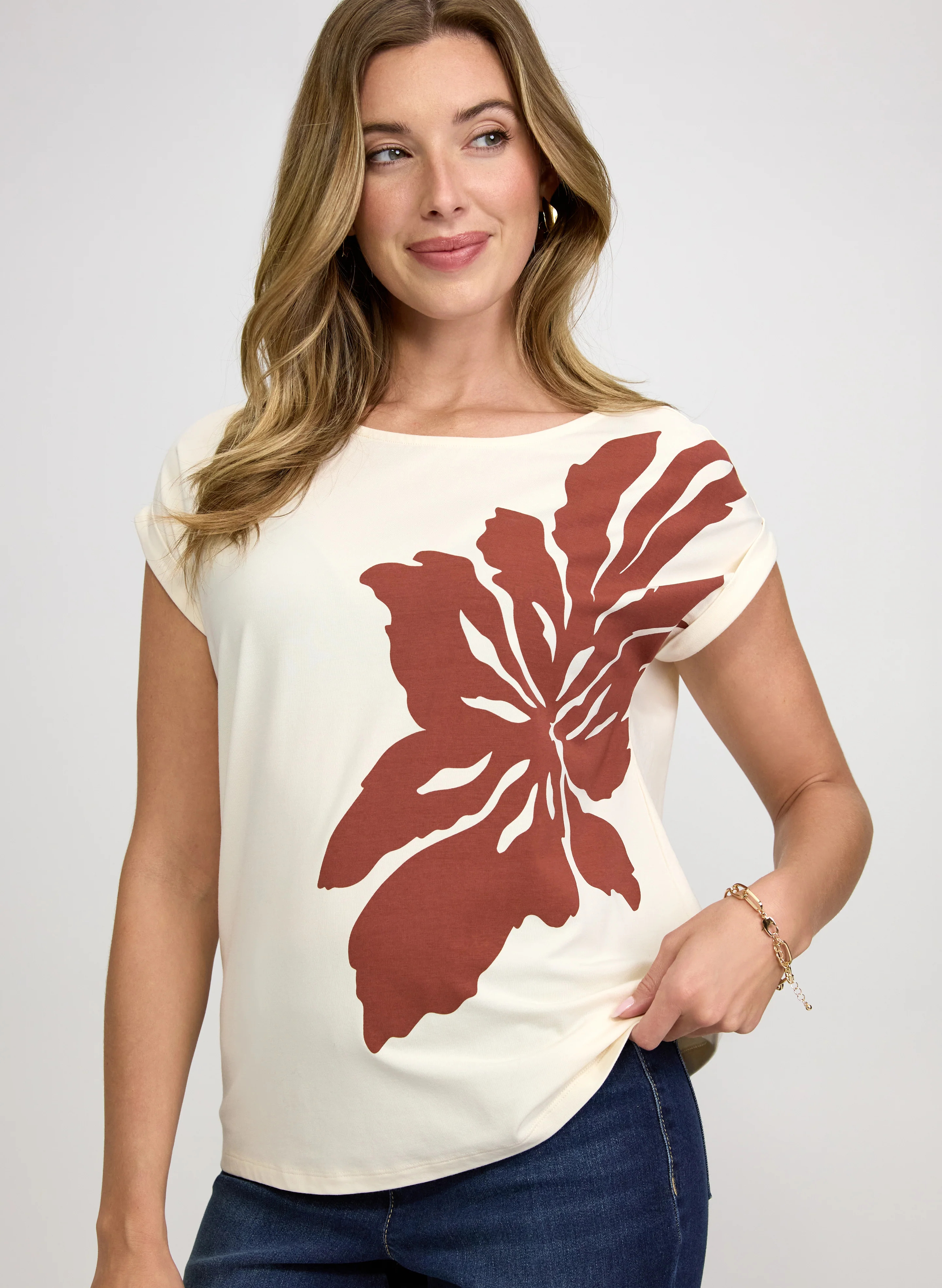 Floral Print T-Shirt - Image 5