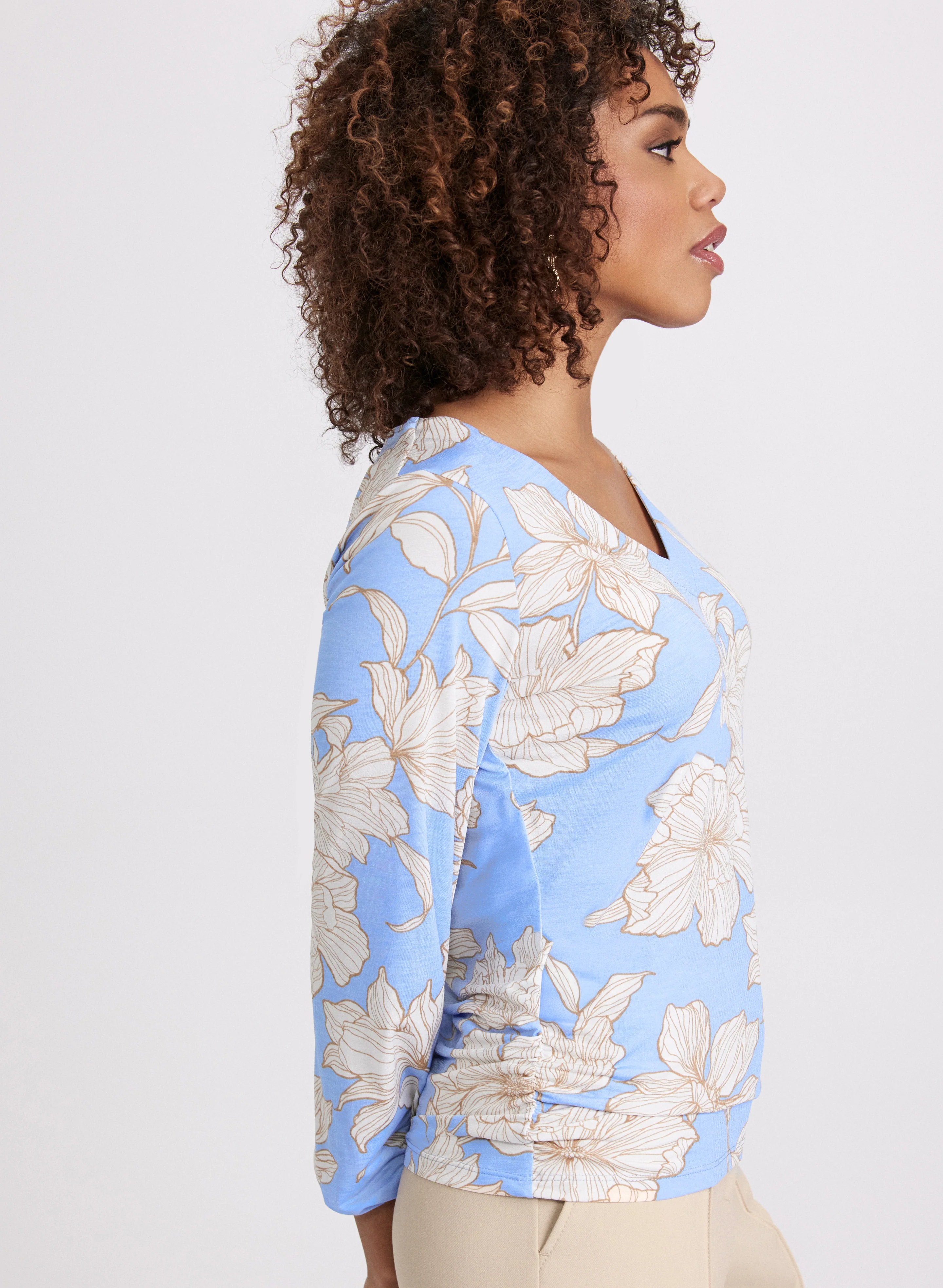 Floral Print Top - Image 5