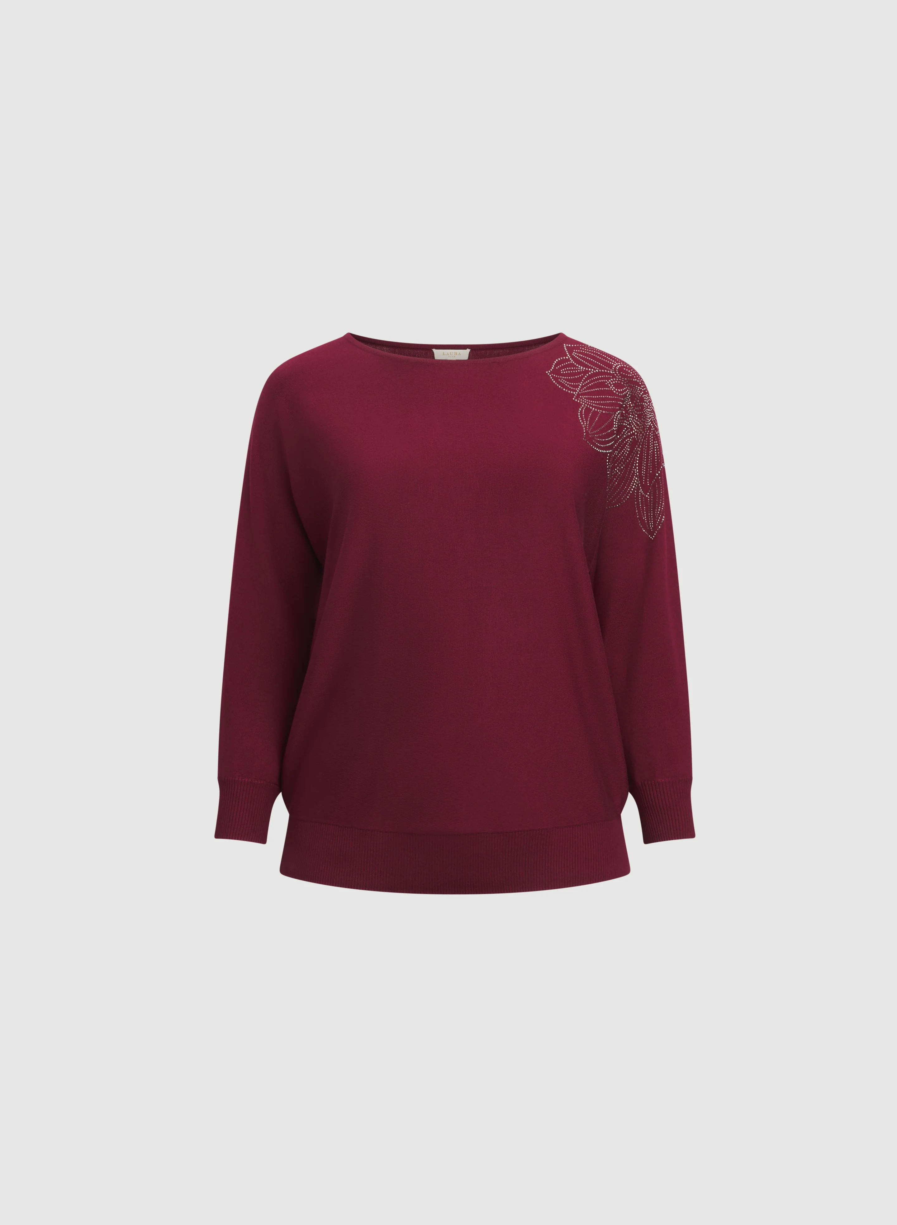 Floral Rhinestone Pullover - Image 6