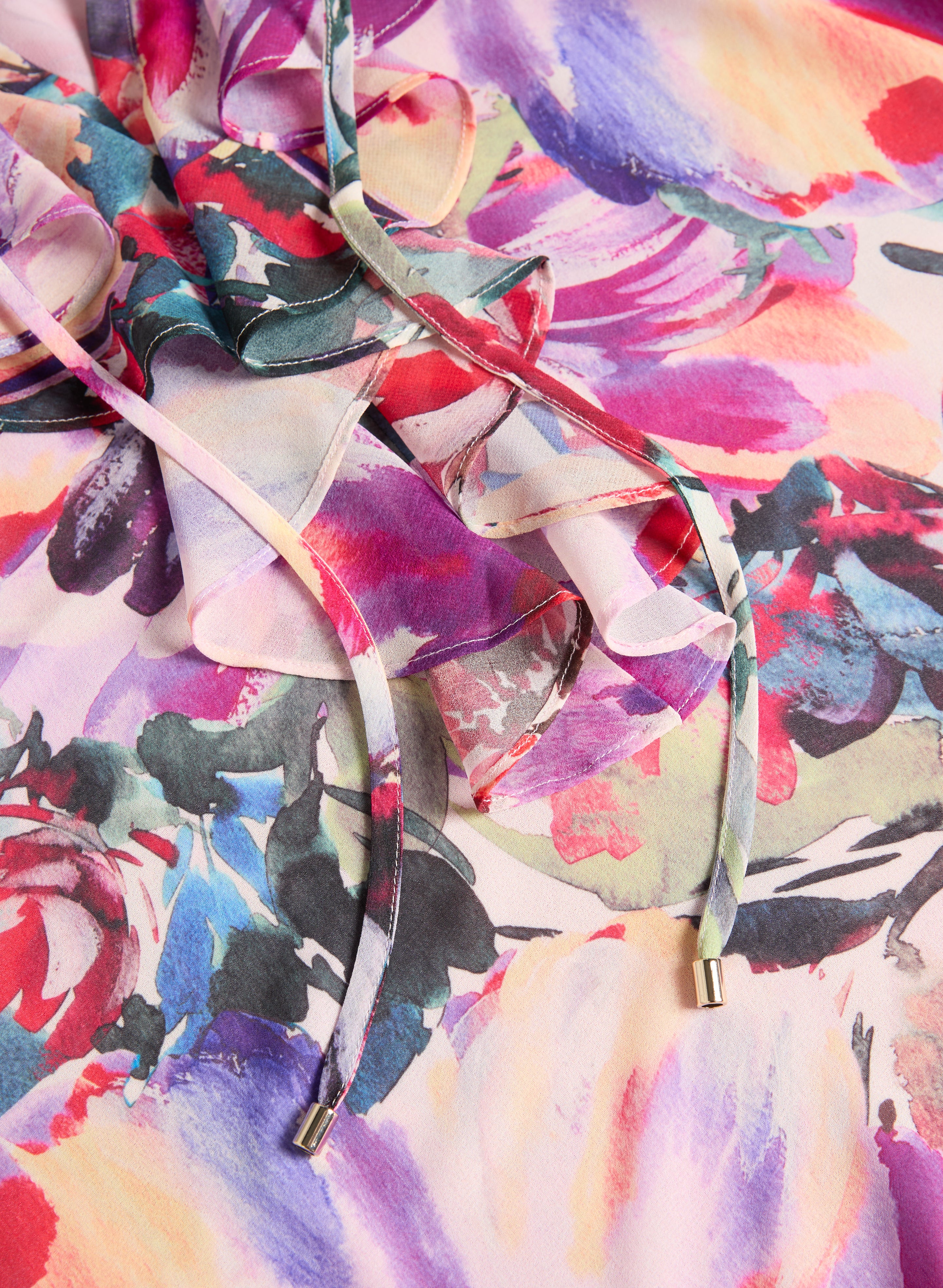 Floral Ruffle Blouse - Image 7