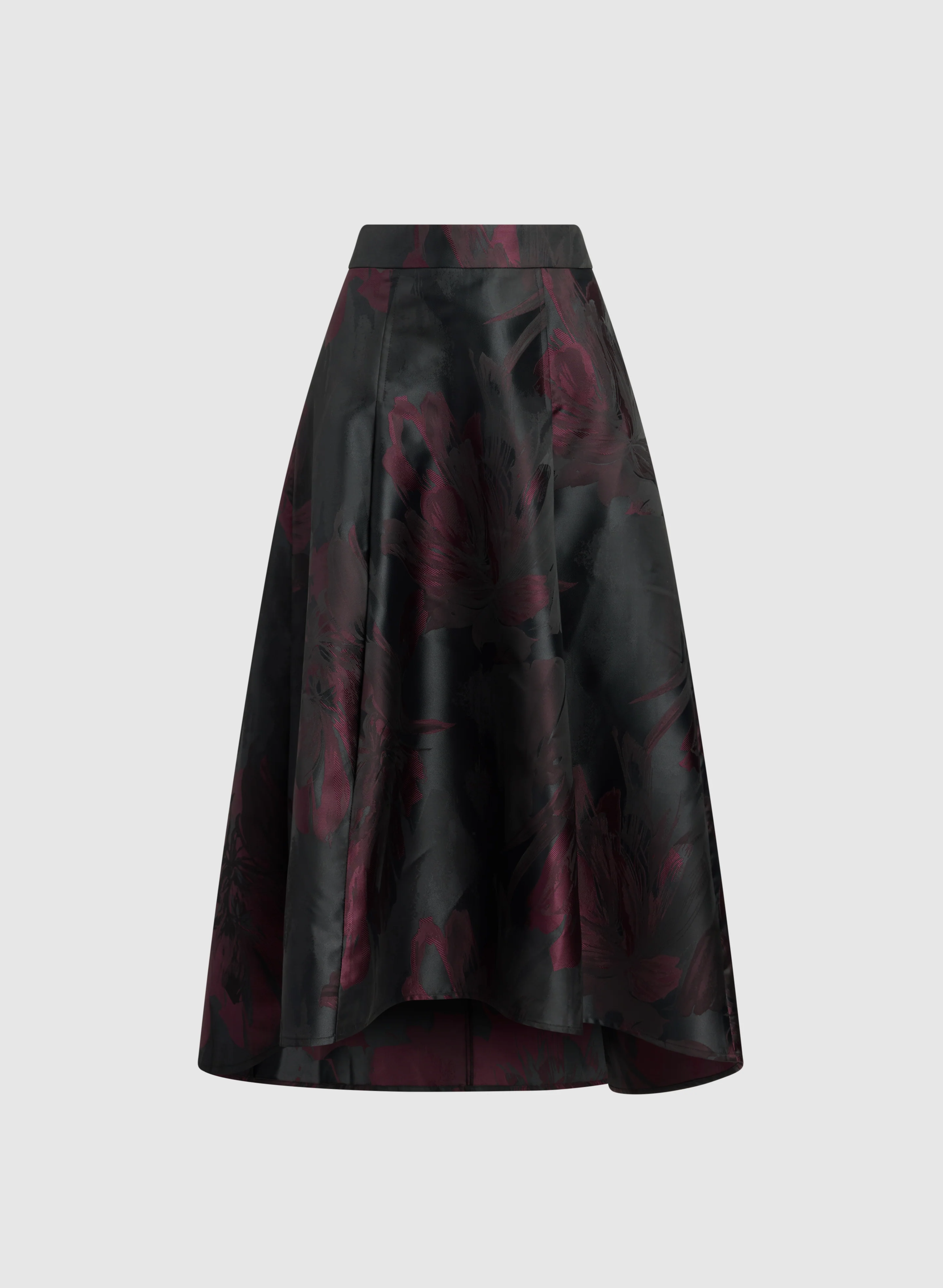 Floral Satin Skirt - Image 6