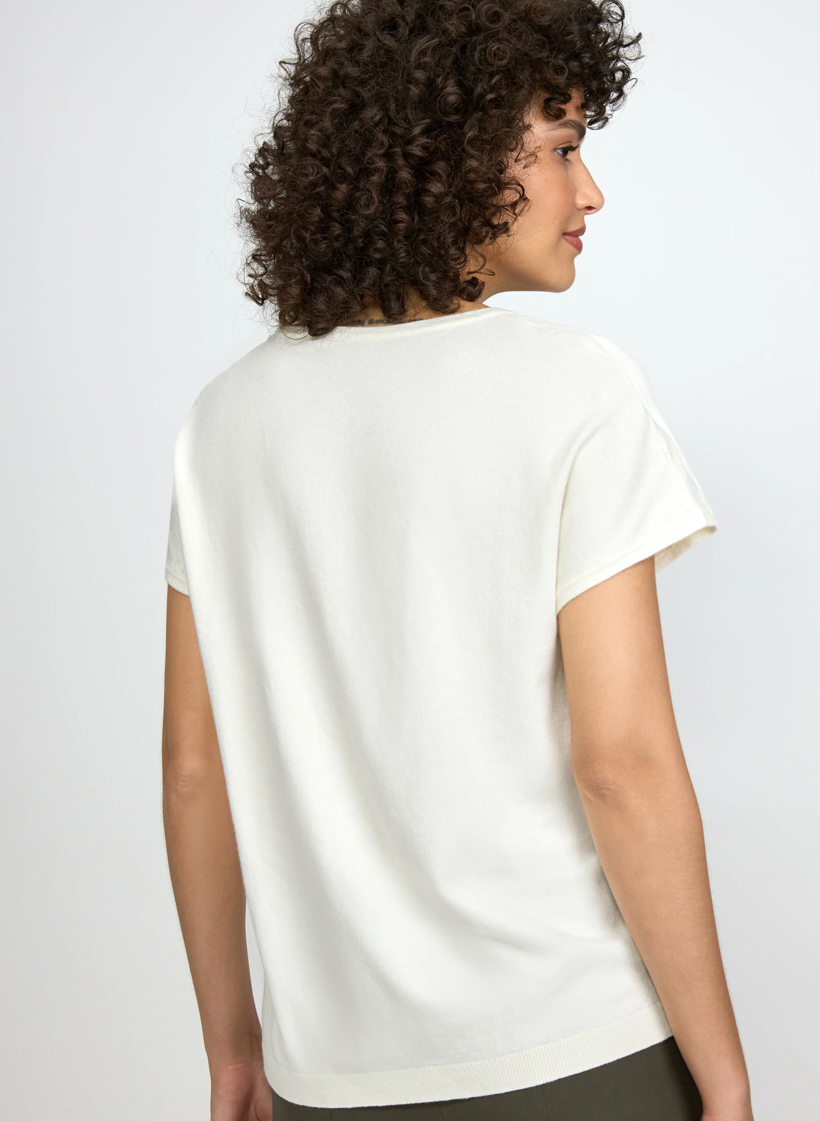 Floral Short Sleeve Pullover - Image 2