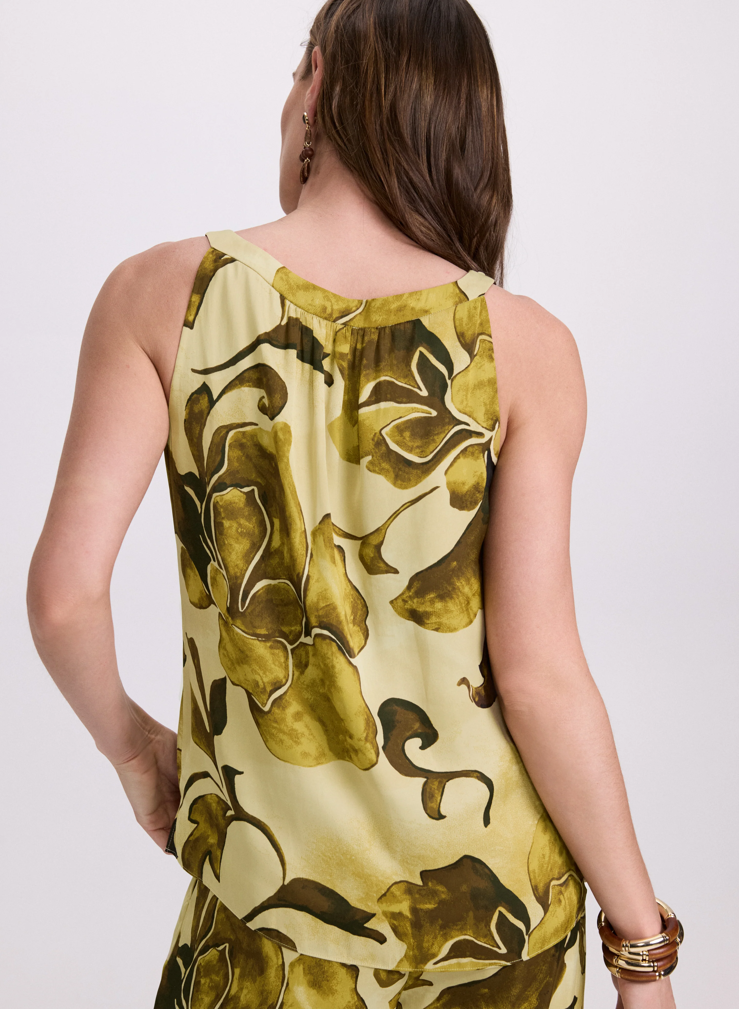 Floral Sleeveless Blouse - Image 3