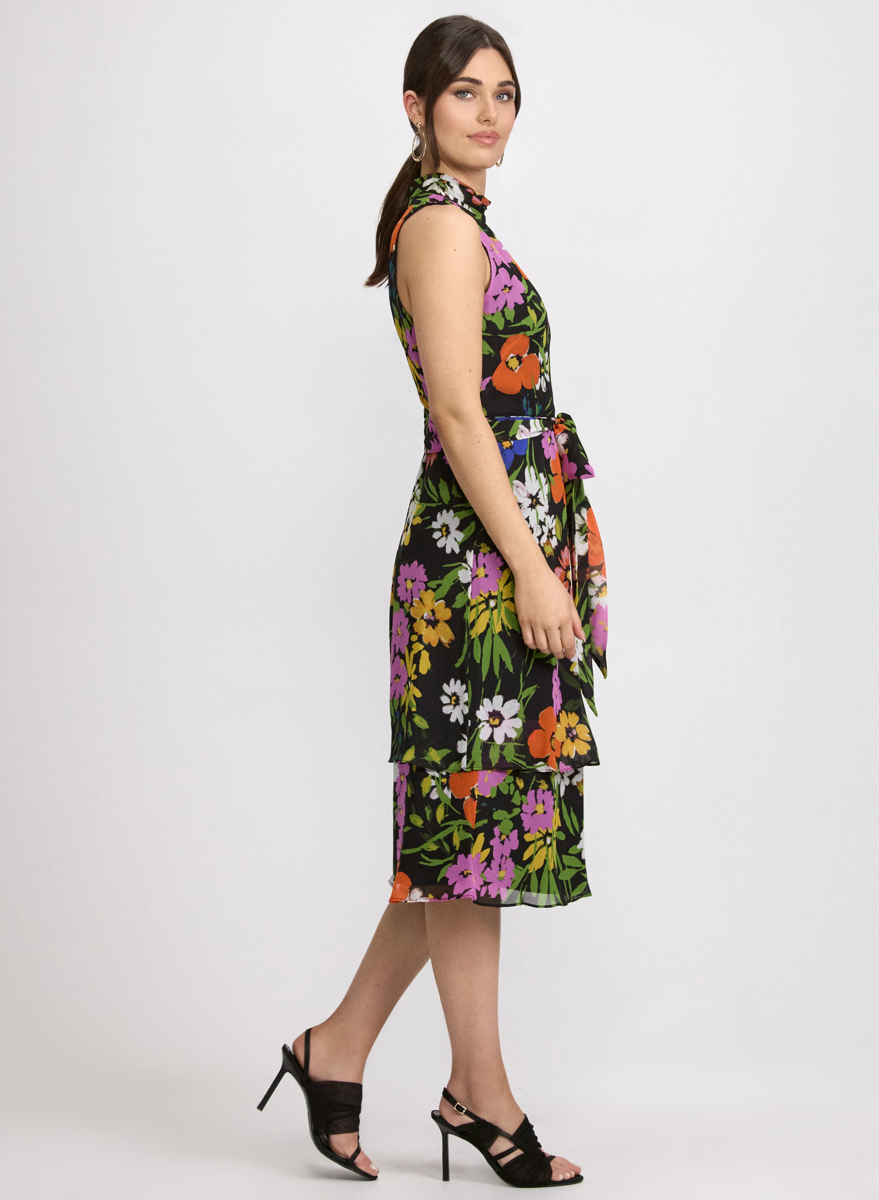 Floral Sleeveless Dress - Image 3
