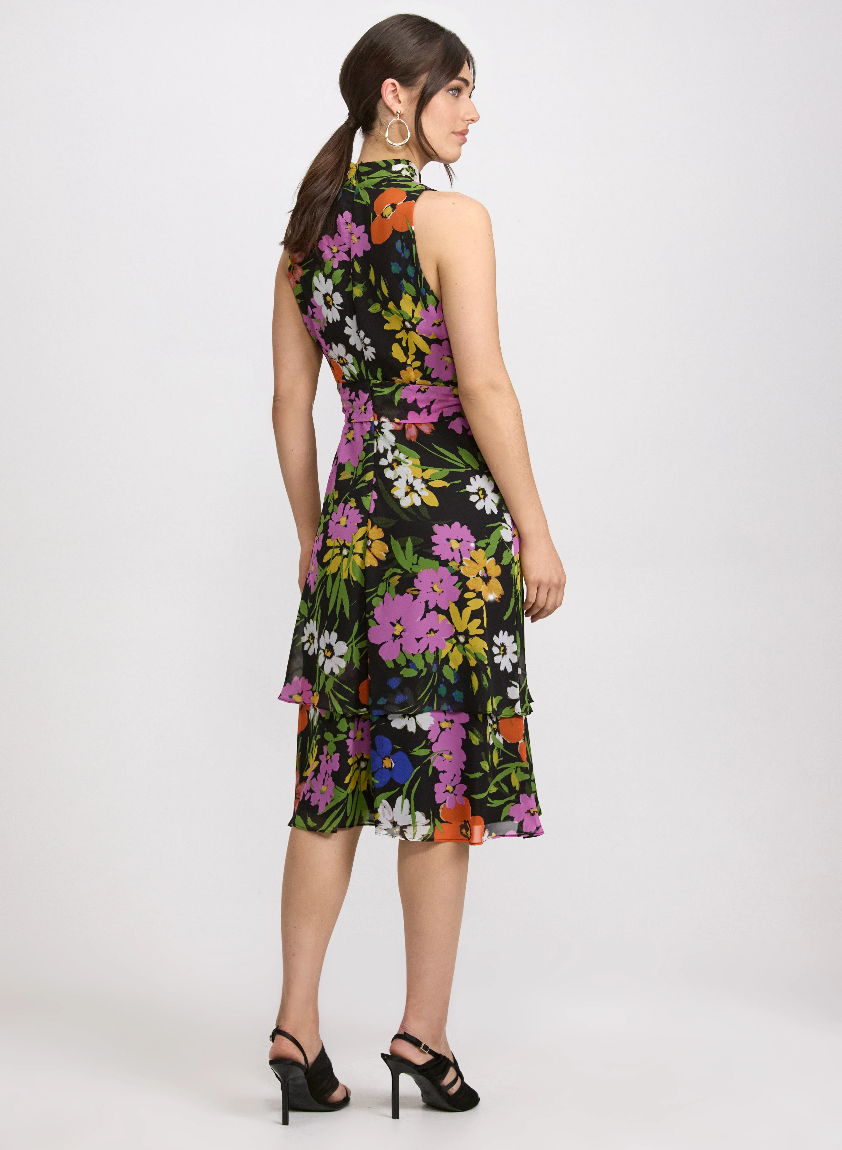 Floral Sleeveless Dress - Image 4