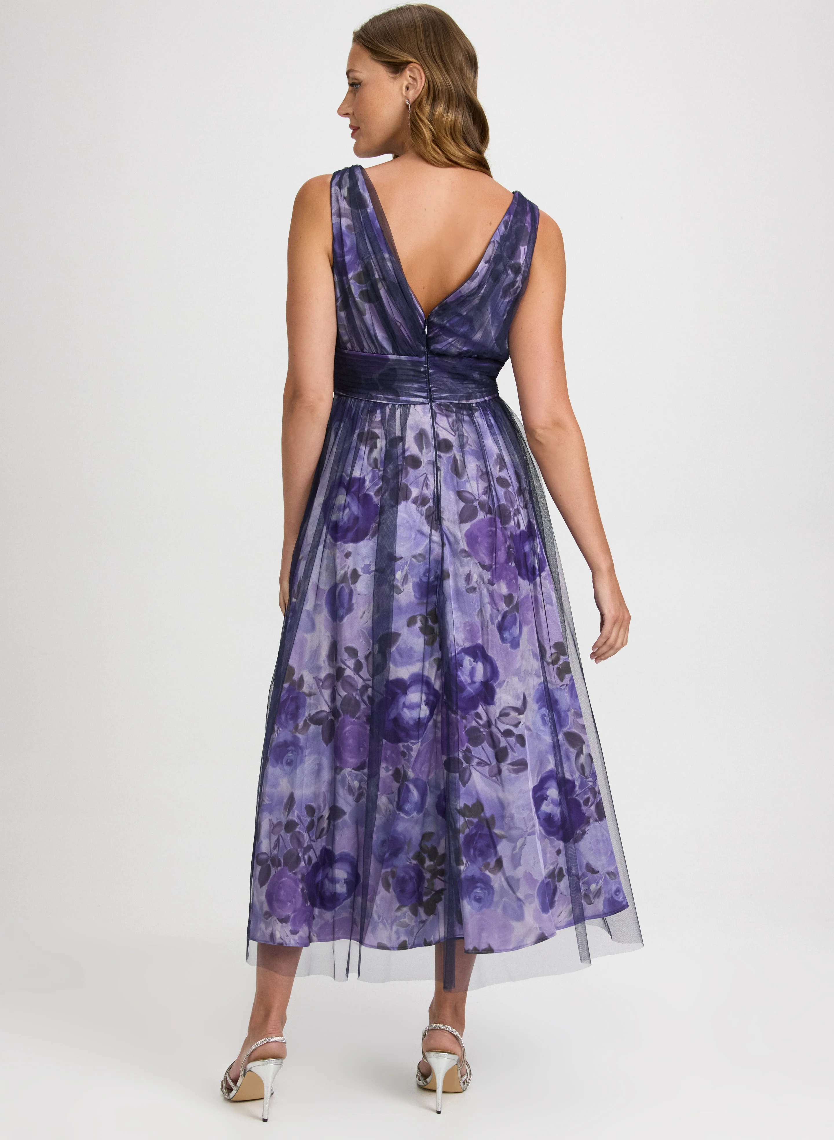 Floral Tulle Dress - Image 4